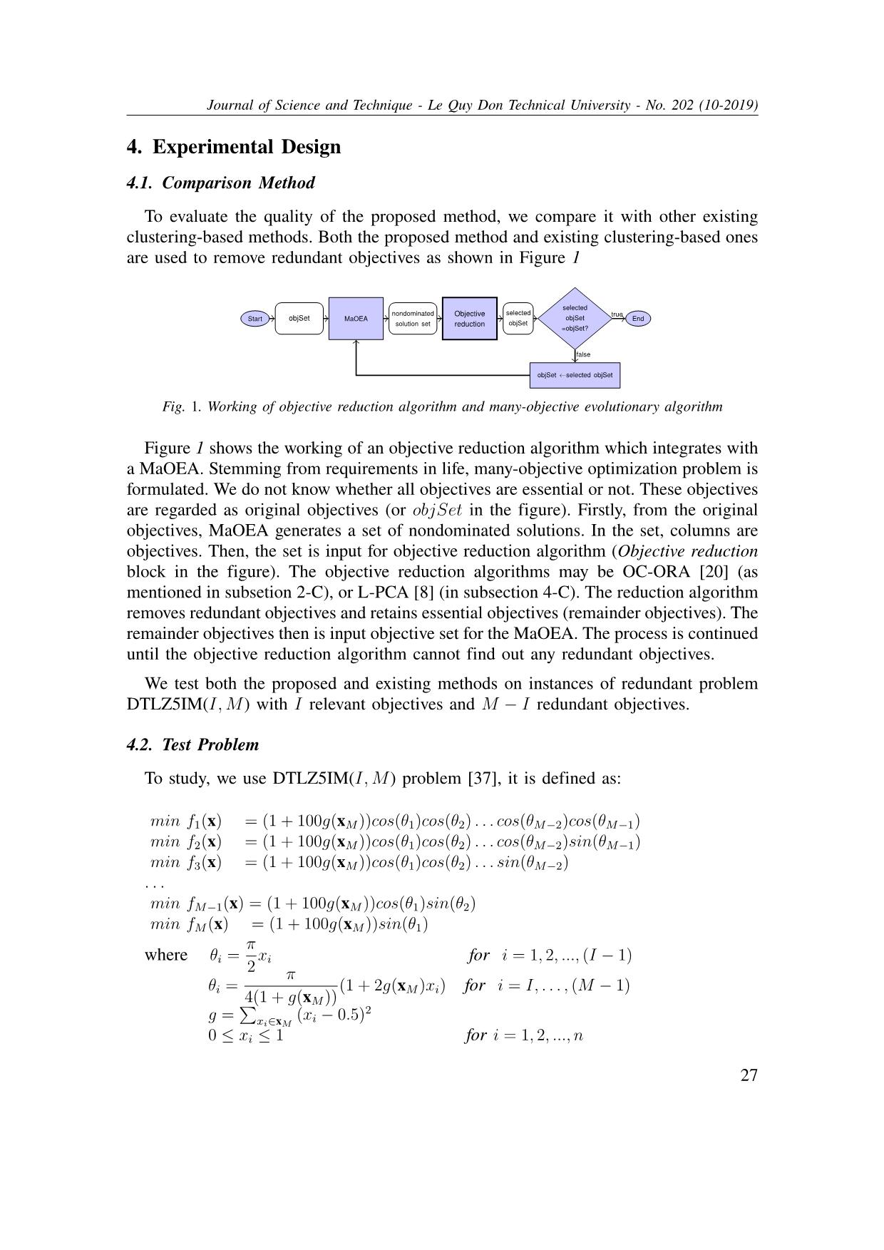 An improvement of clustering-based objective reduction method for many-objective optimization problems trang 9
