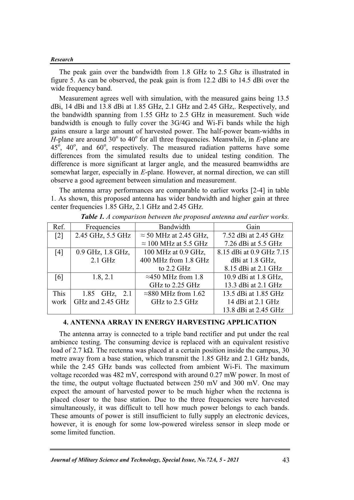 A wideband antenna array for RF energy harvesting trang 5