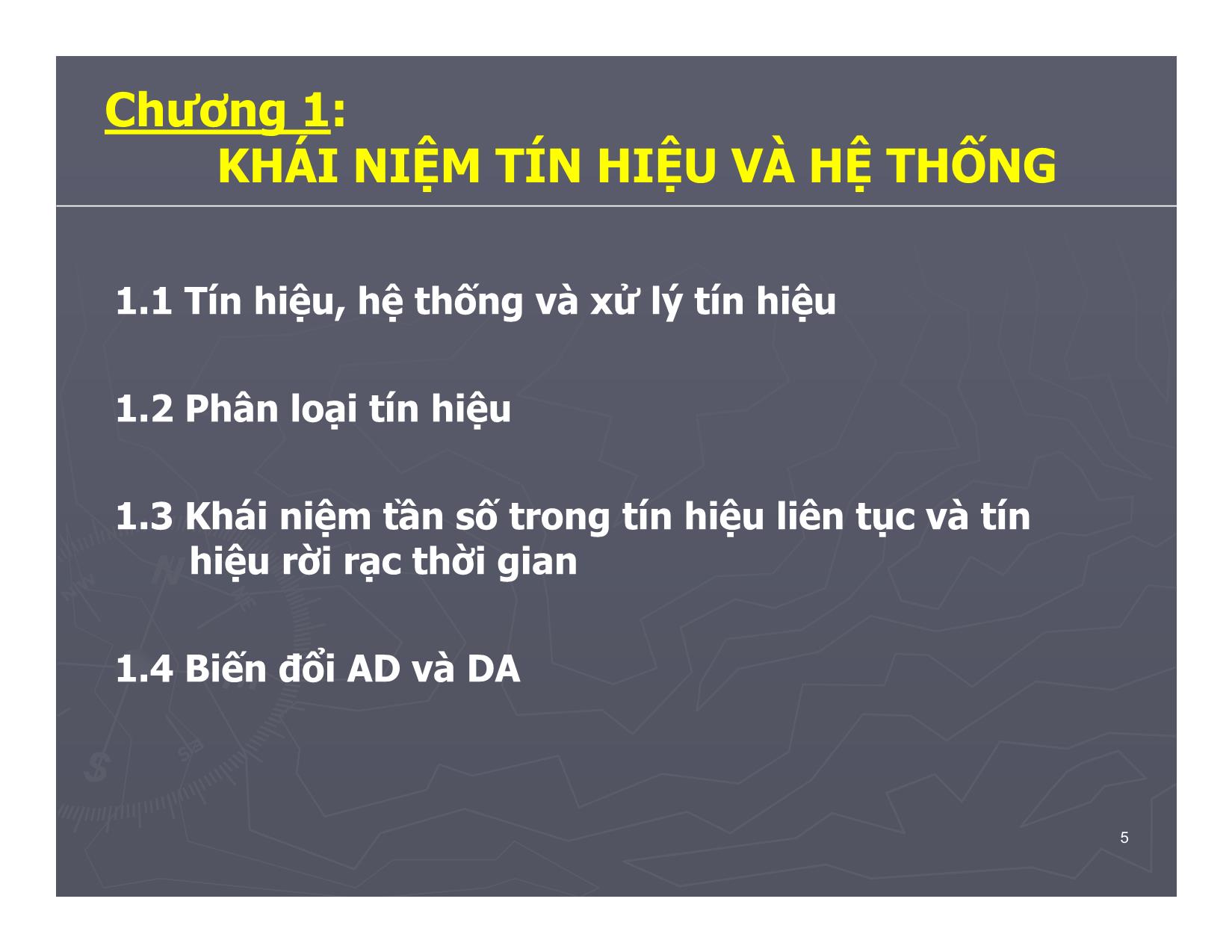 Bài giảng Xử lý số tín hiệu - Đào Thị Thu Thủy trang 5