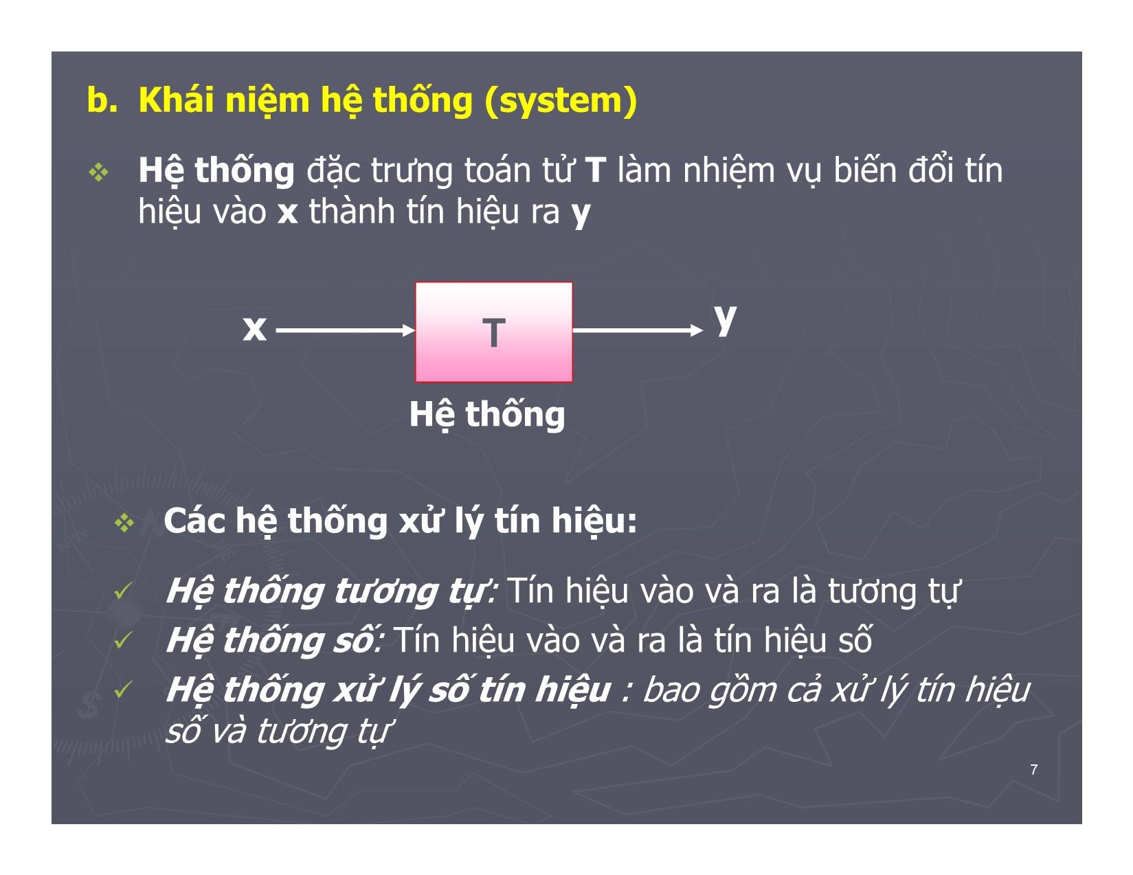 Bài giảng Xử lý số tín hiệu - Đào Thị Thu Thủy trang 7