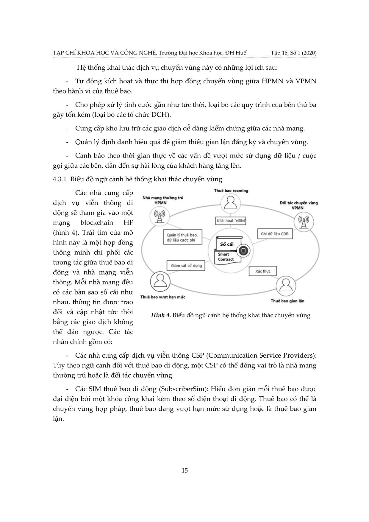 Blockchain - Ứng dụng trong việc khai thác dịch vụ chuyển vùng viễn thông trang 7