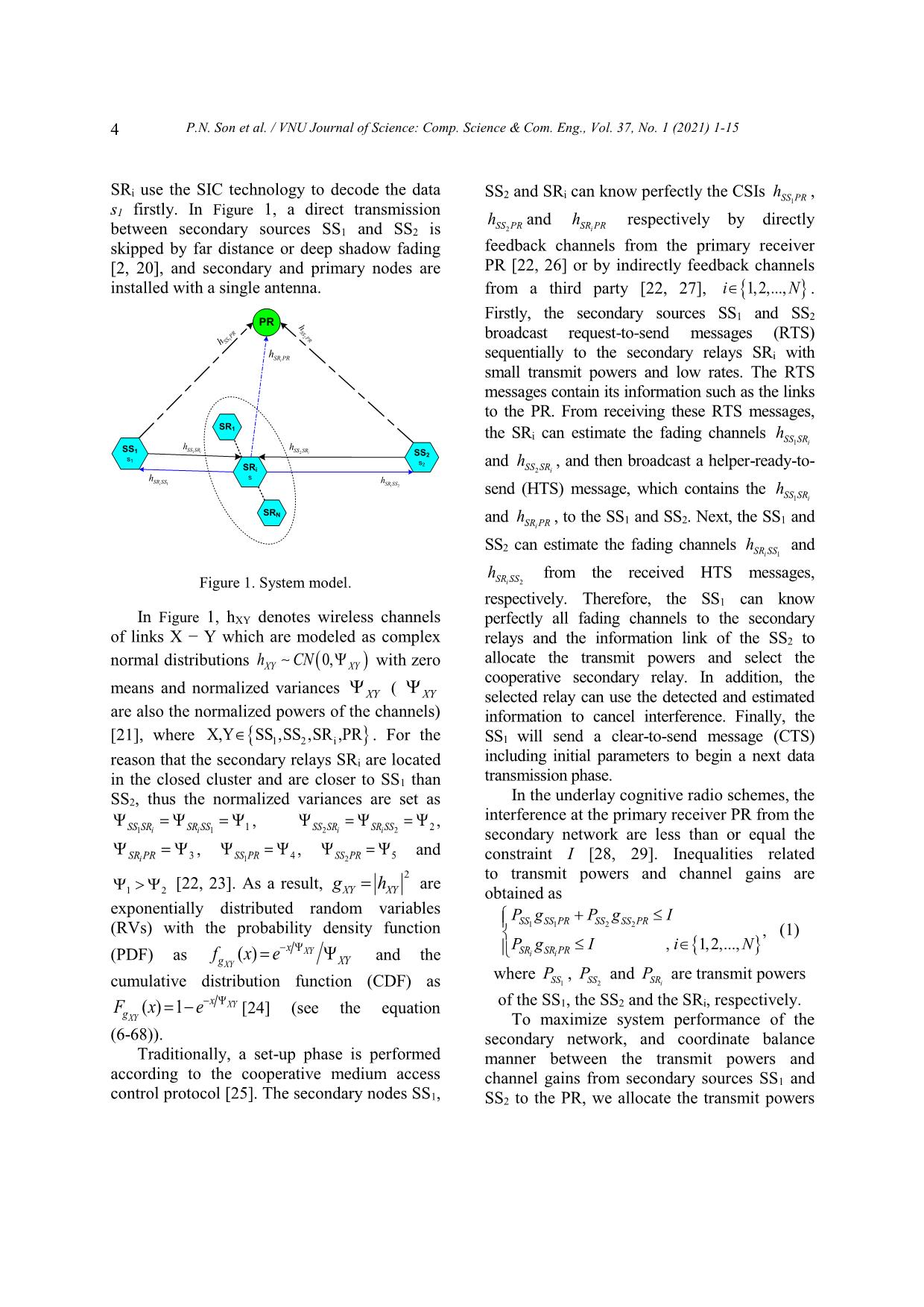 Combining power allocation and superposition coding for an underlay two-way decode-and-forward scheme trang 4