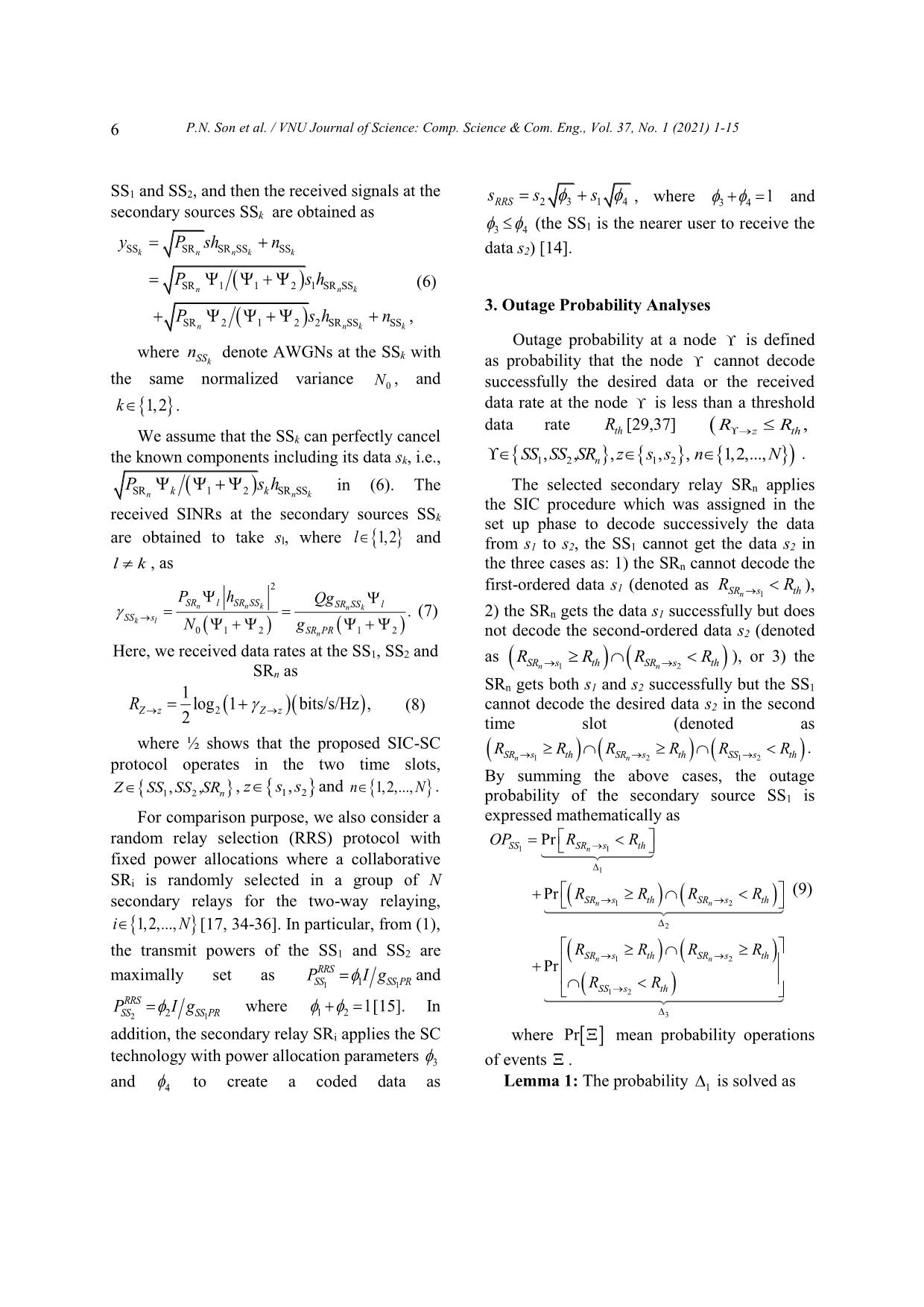 Combining power allocation and superposition coding for an underlay two-way decode-and-forward scheme trang 6