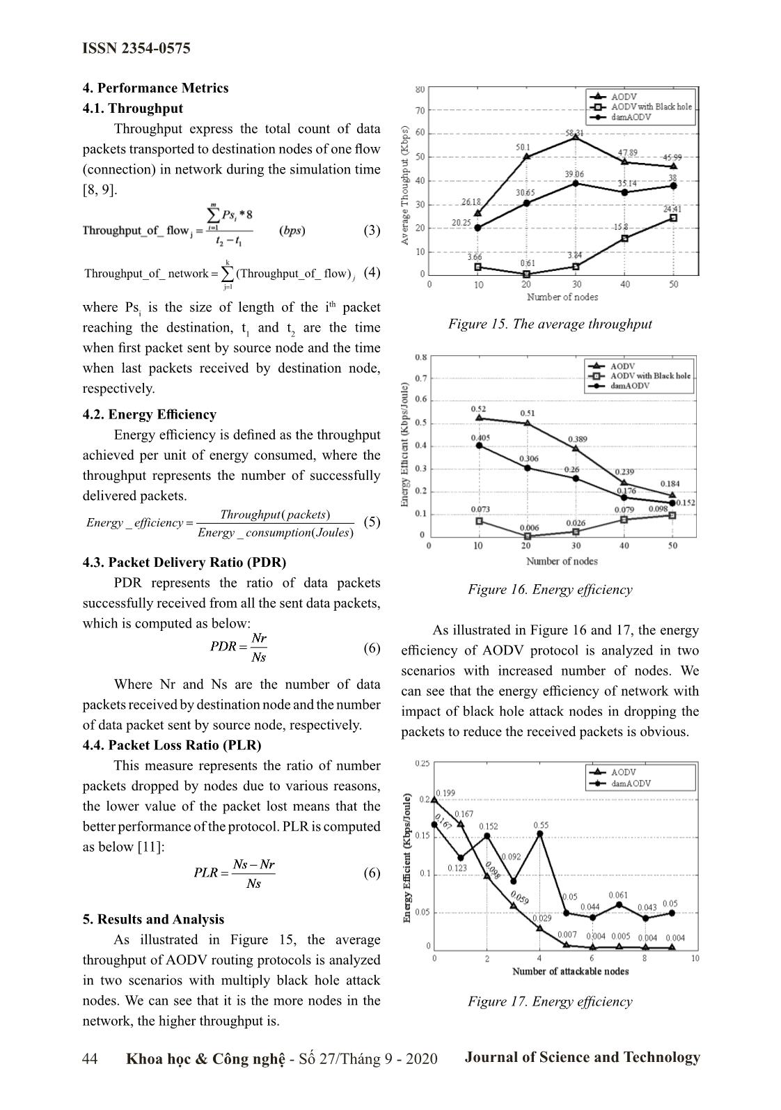 Detection and avoidance mechanism of black hole attack on AODV routing protocol in manet using NS2 trang 5