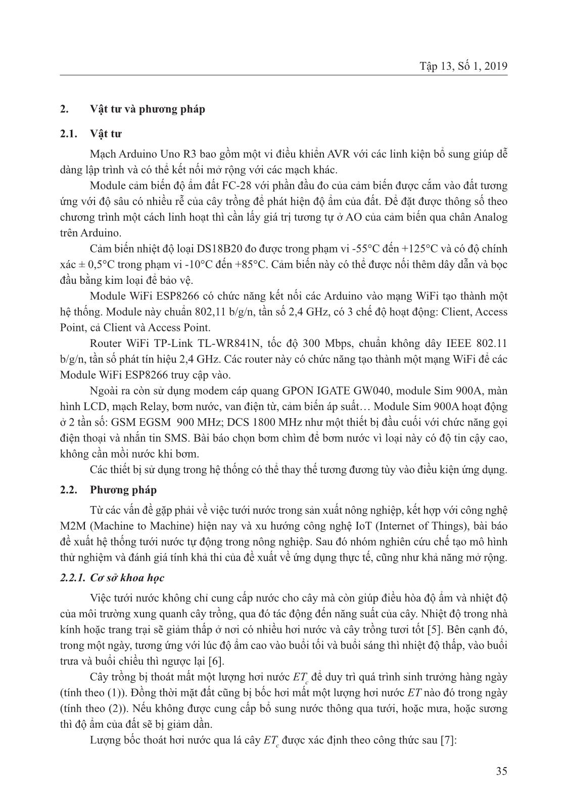 Điều khiển và giám sát hệ thống tưới nước tự động sử dụng mạng không dây trong thời đại công nghệ IoT trang 3