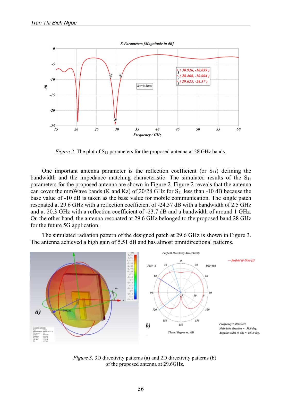 Design of microstrip patch antenna for 5G wireless communication applications trang 4