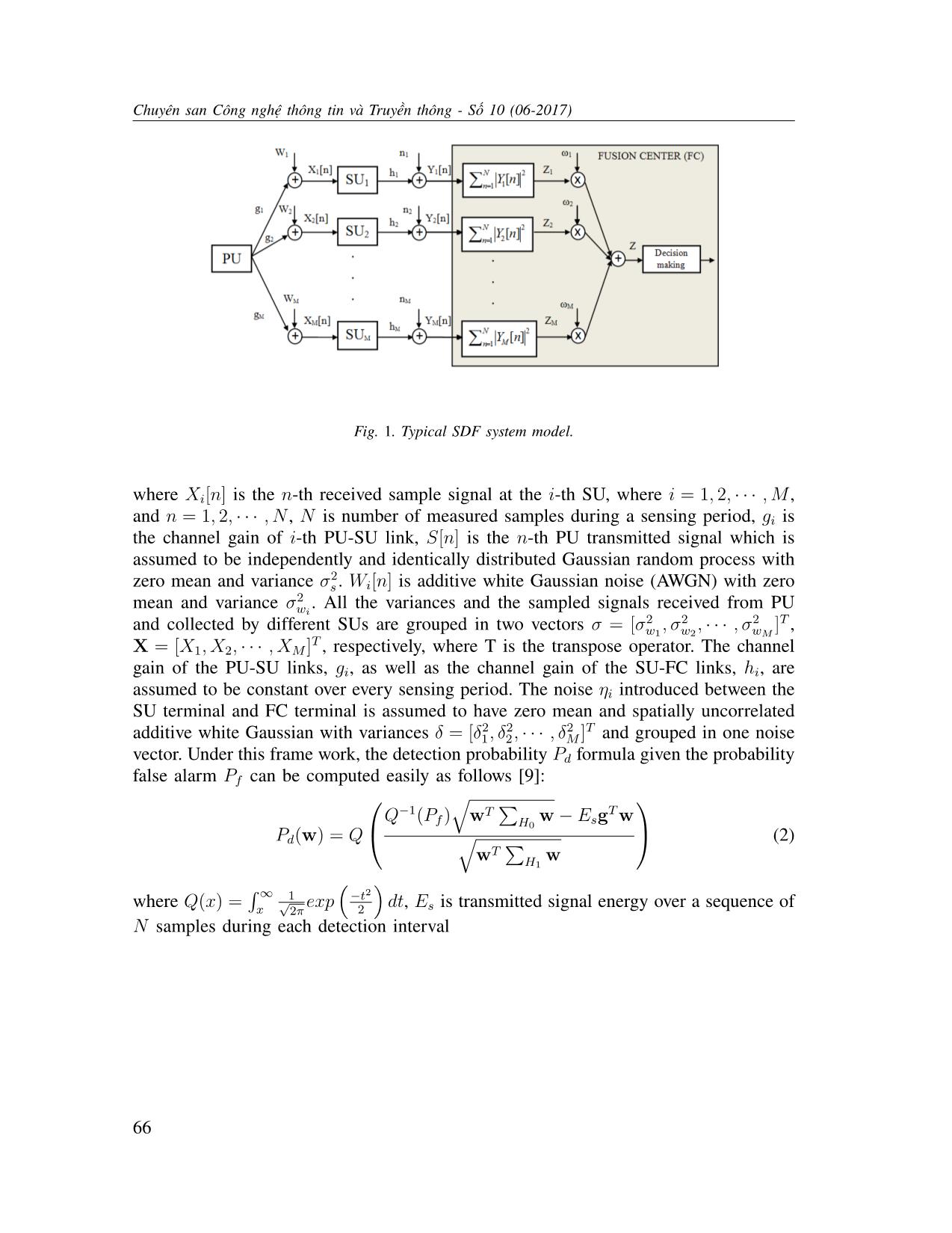 Enhancement of cooperative spectrum sensing employing genetic algorithm and noise power estimation trang 3