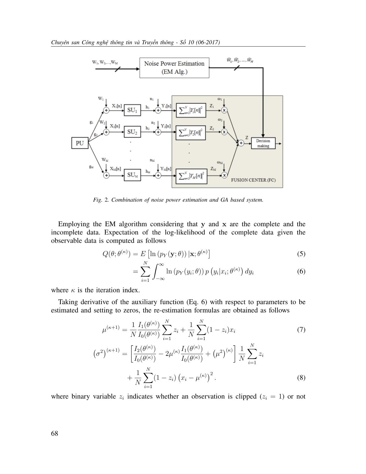 Enhancement of cooperative spectrum sensing employing genetic algorithm and noise power estimation trang 5