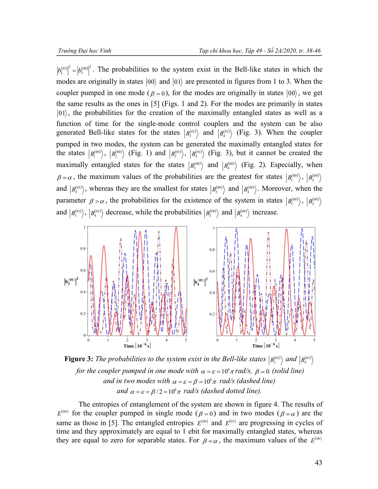 Entangled state generation in a linear coupling coupler trang 6