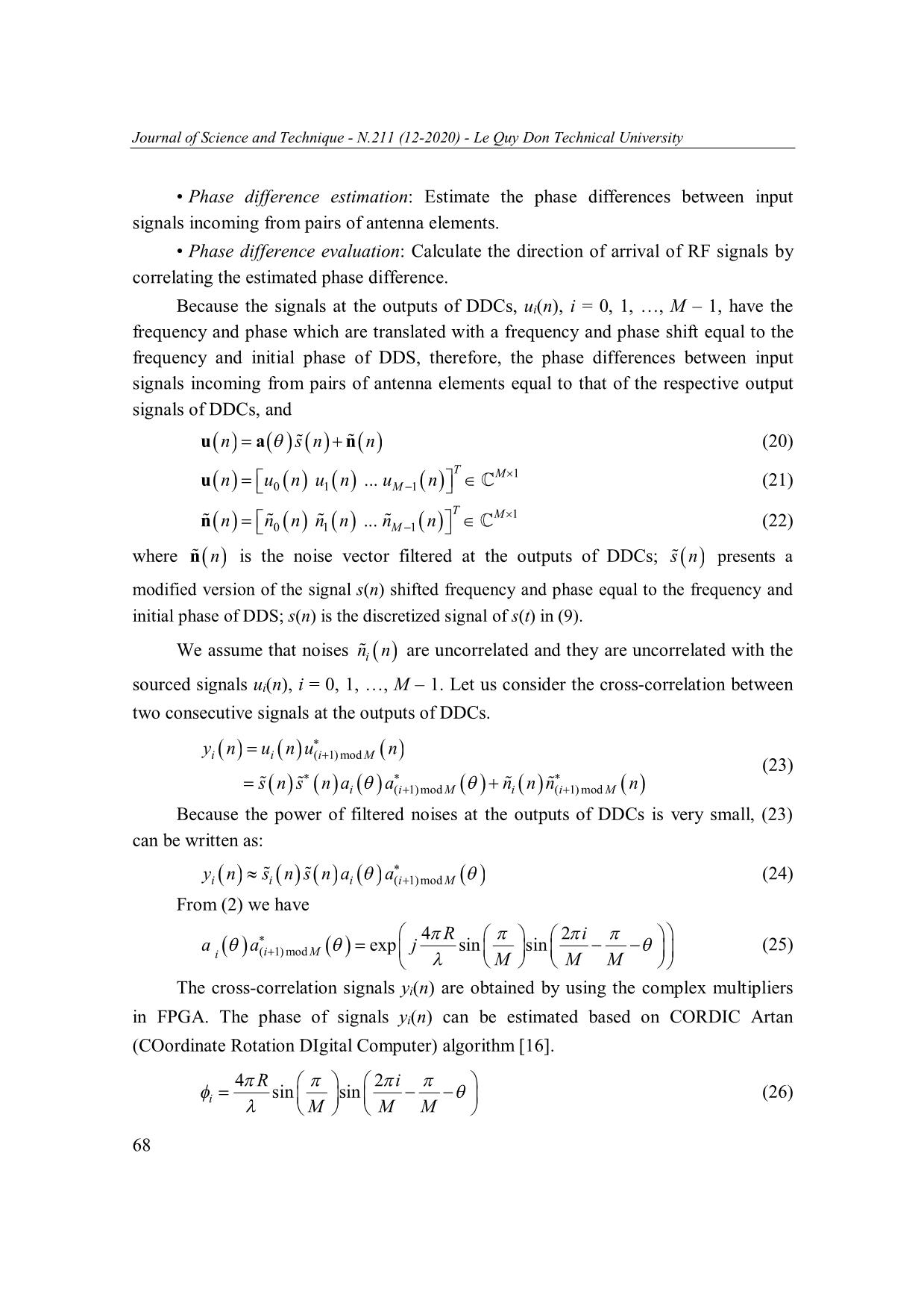 FPGA implementation of high-Performance DOA estimation using a uniform circular array trang 9