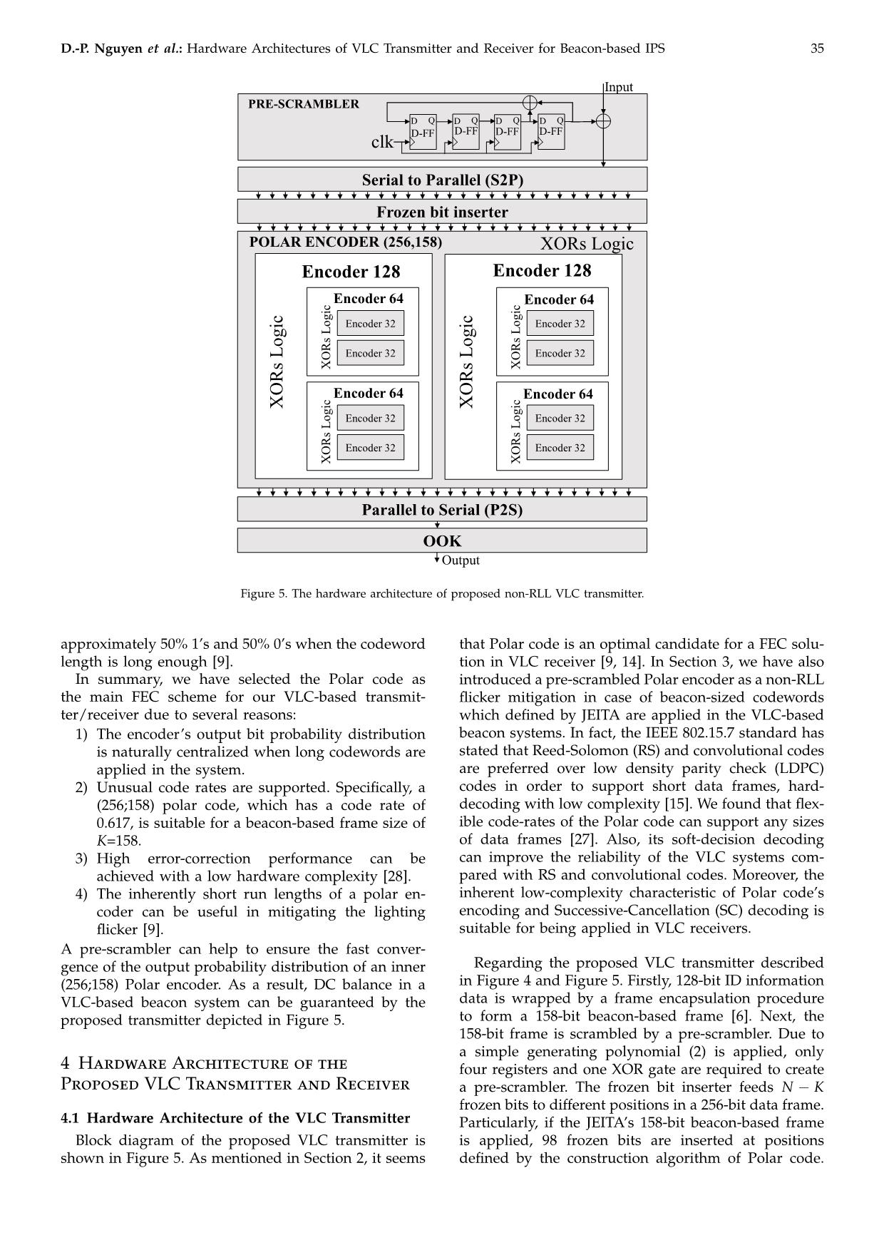 Hardware architectures of visible light communication transmitter and receiver for beacon-Based indoor positioning systems trang 6