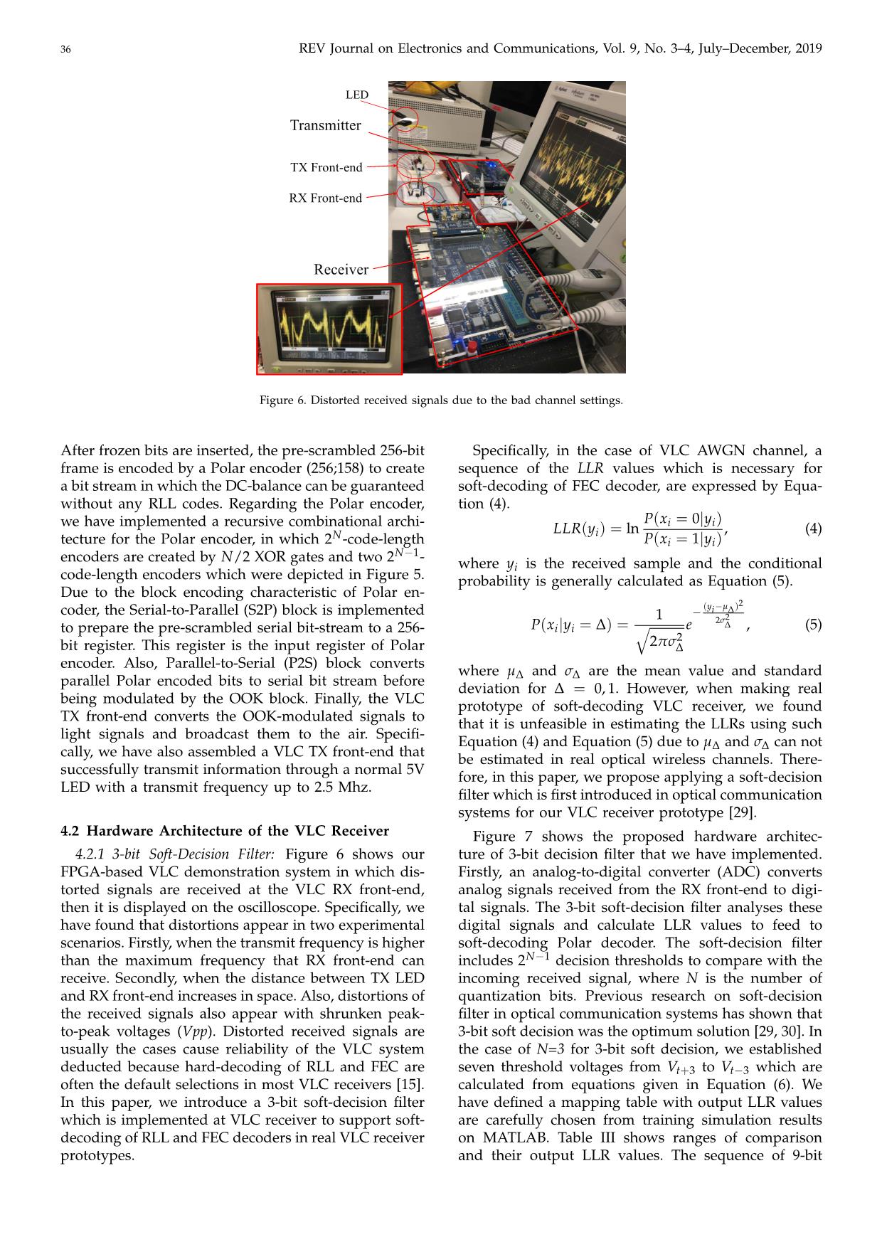 Hardware architectures of visible light communication transmitter and receiver for beacon-Based indoor positioning systems trang 7