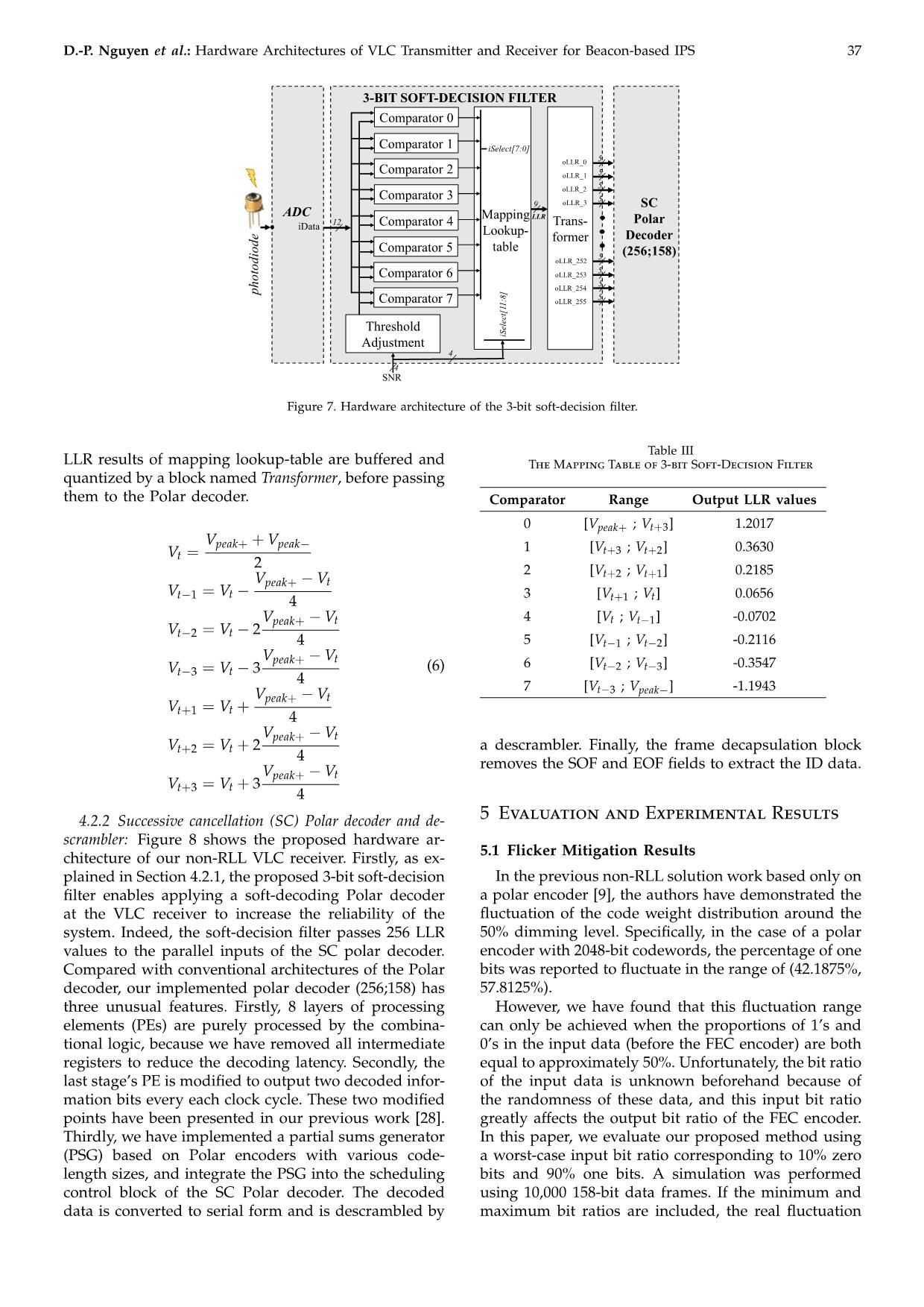 Hardware architectures of visible light communication transmitter and receiver for beacon-Based indoor positioning systems trang 8