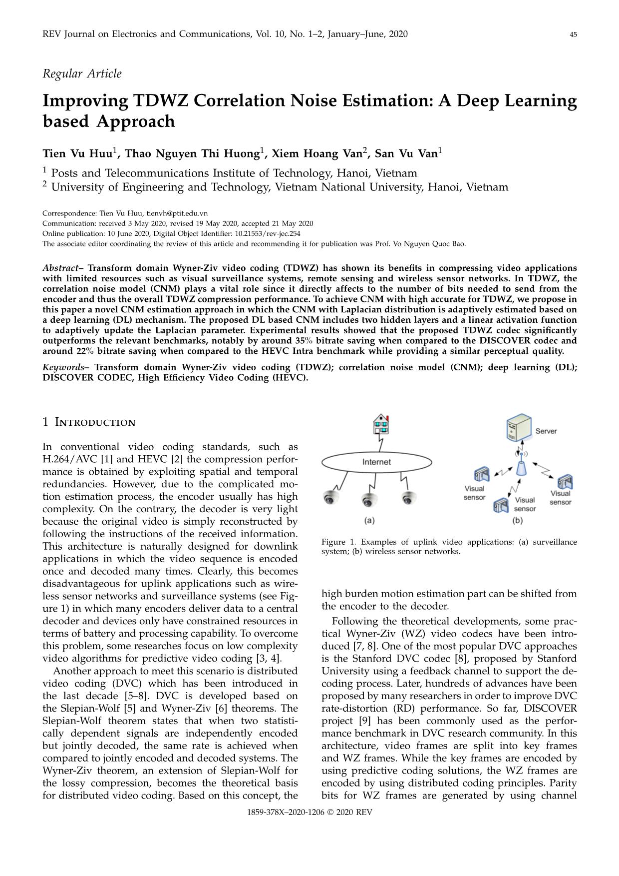 Improving TDWZ correlation noise estimation: A deep learning based approach trang 1