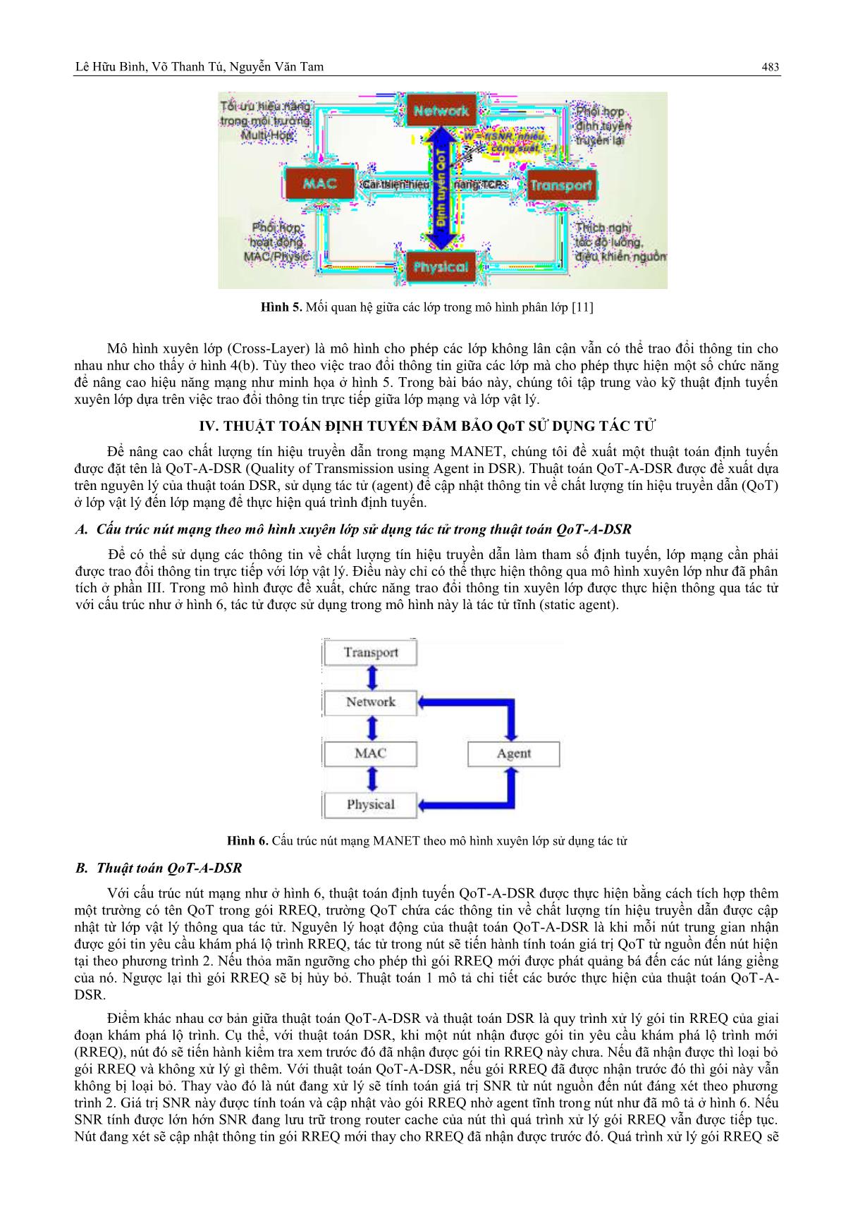 Một thuật toán định tuyến xuyên lớp đảm bảo QoT trong mạng manet trang 4