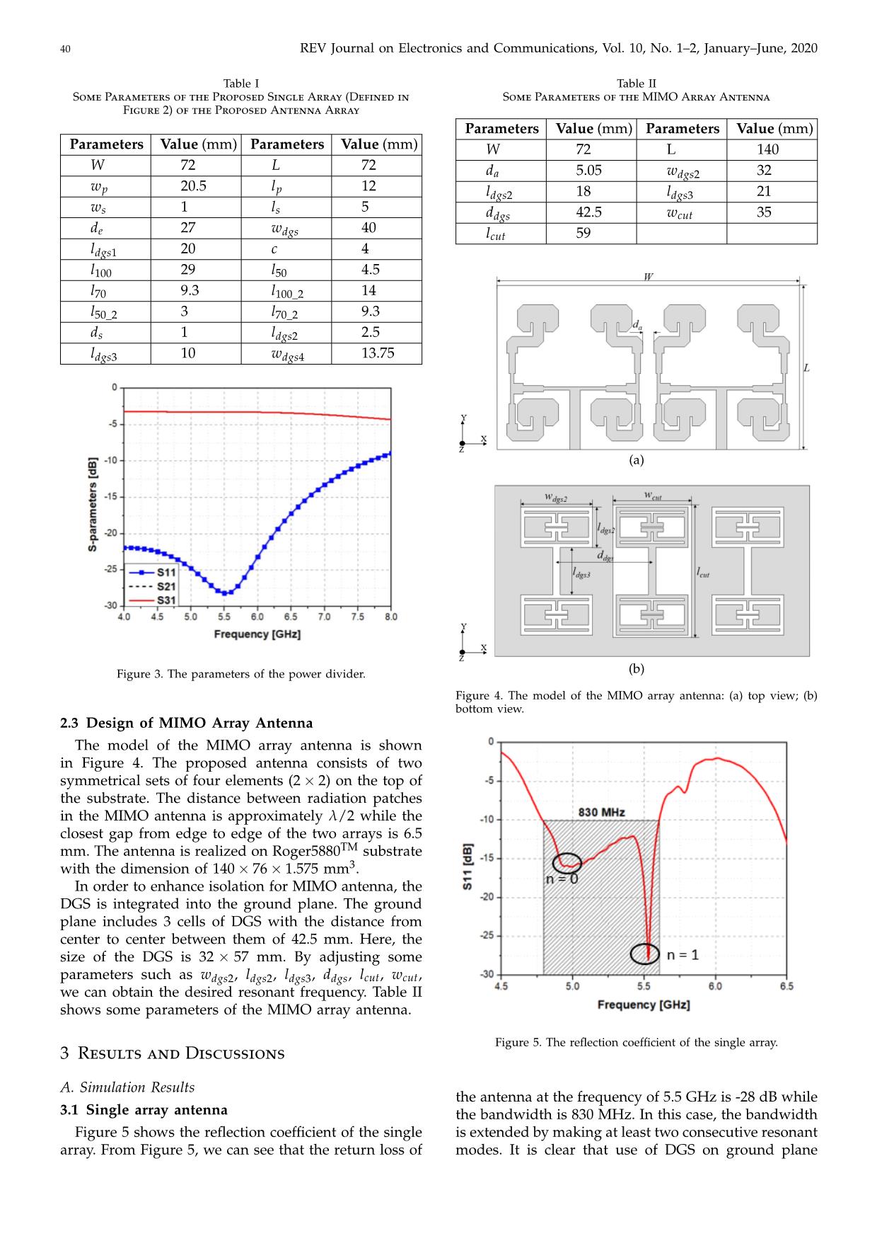 Mutual coupling reduction in microstrip antennas using defected ground structure trang 3