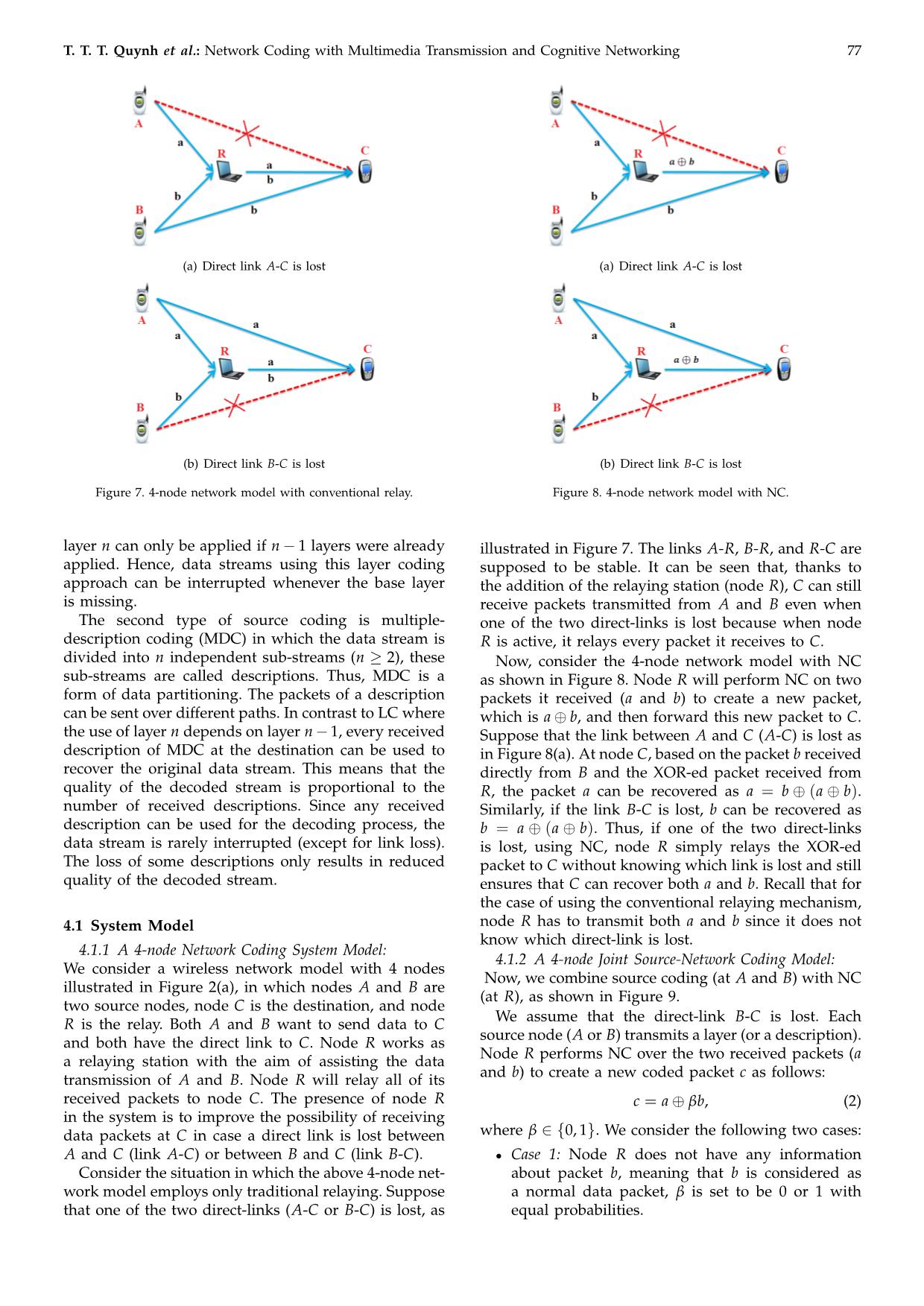 Network coding with multimedia transmission and cognitive networking: An implementation based on software-defined radio trang 6