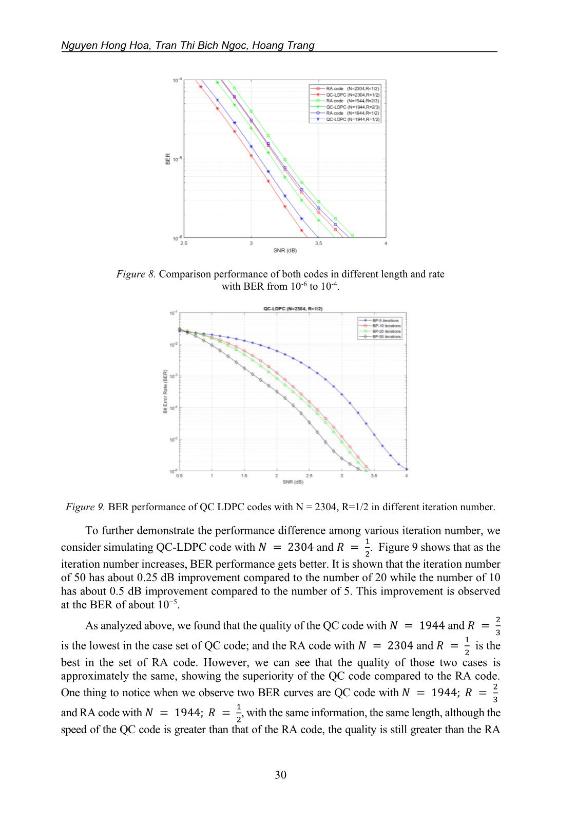 Evaluate error correction performance of binary repeat accumulate code and Quasi cyclic low-density parity-check code in 5G new-radio trang 8