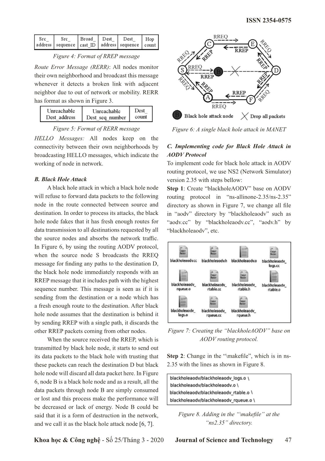 Implementation of black hole attack on AODV routing protocols in manet using NS2 trang 3