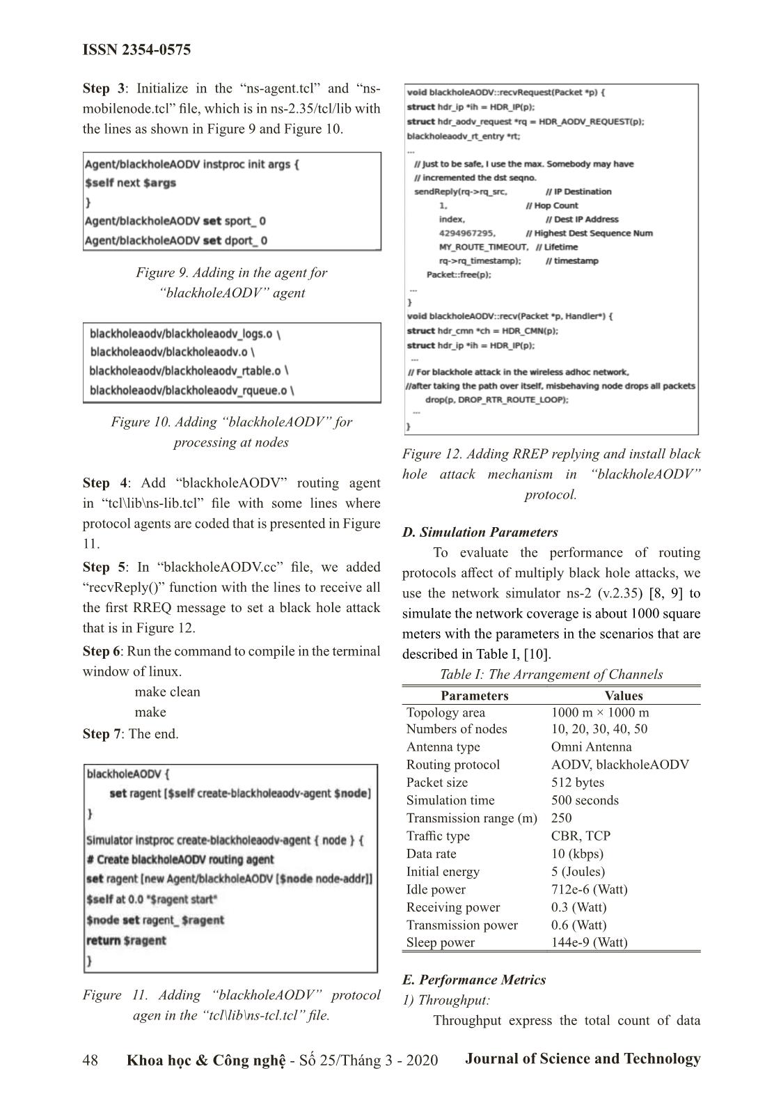 Implementation of black hole attack on AODV routing protocols in manet using NS2 trang 4