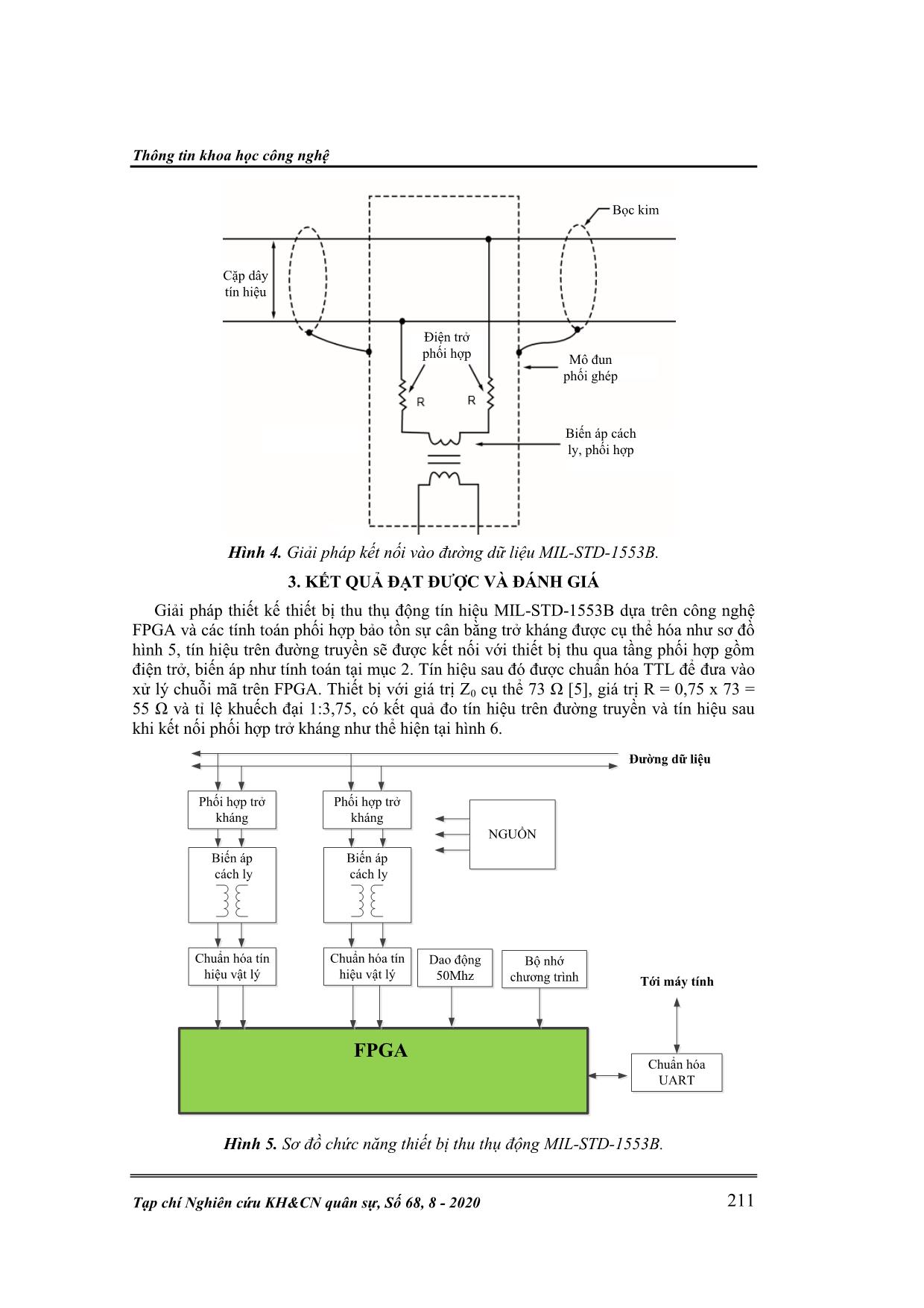 Một phương án thu thông tin giao tiếp chuẩn MIL-STD-1553B trong hệ thống ra đa điều khiển hỏa lực trên tàu hải quân trang 4