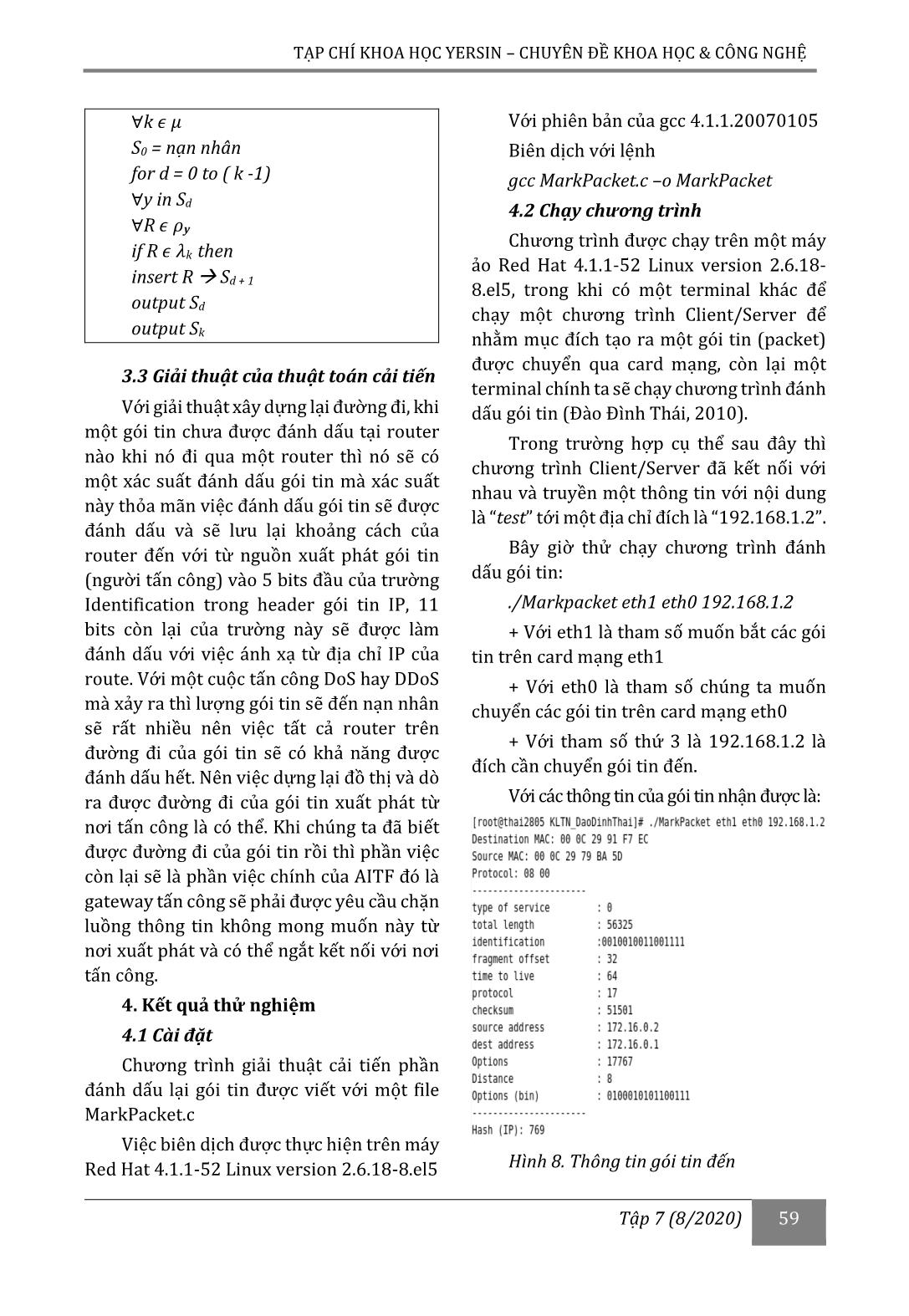 Nghiên cứu kỹ thuật nhằm hạn chế sự tiêu tốn băng thông mạng do bị tấn công DDOS trang 8