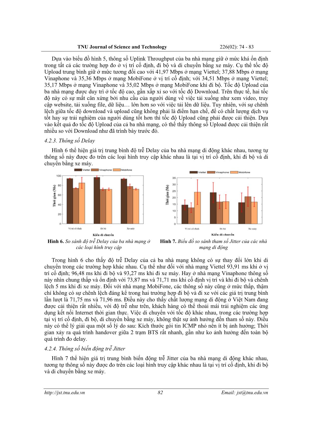 Study and analysis assessment quality of service of some mobile network service providers in Vietnam trang 9