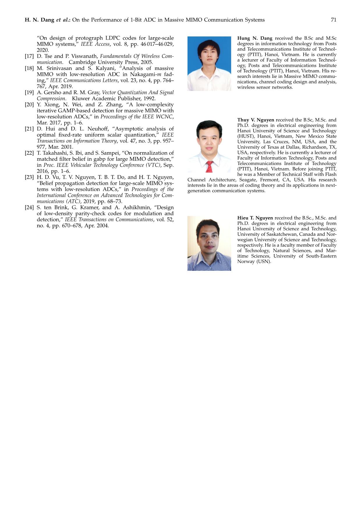 On the performance of 1-Bit ADC in Massive MIMO communication systems trang 10