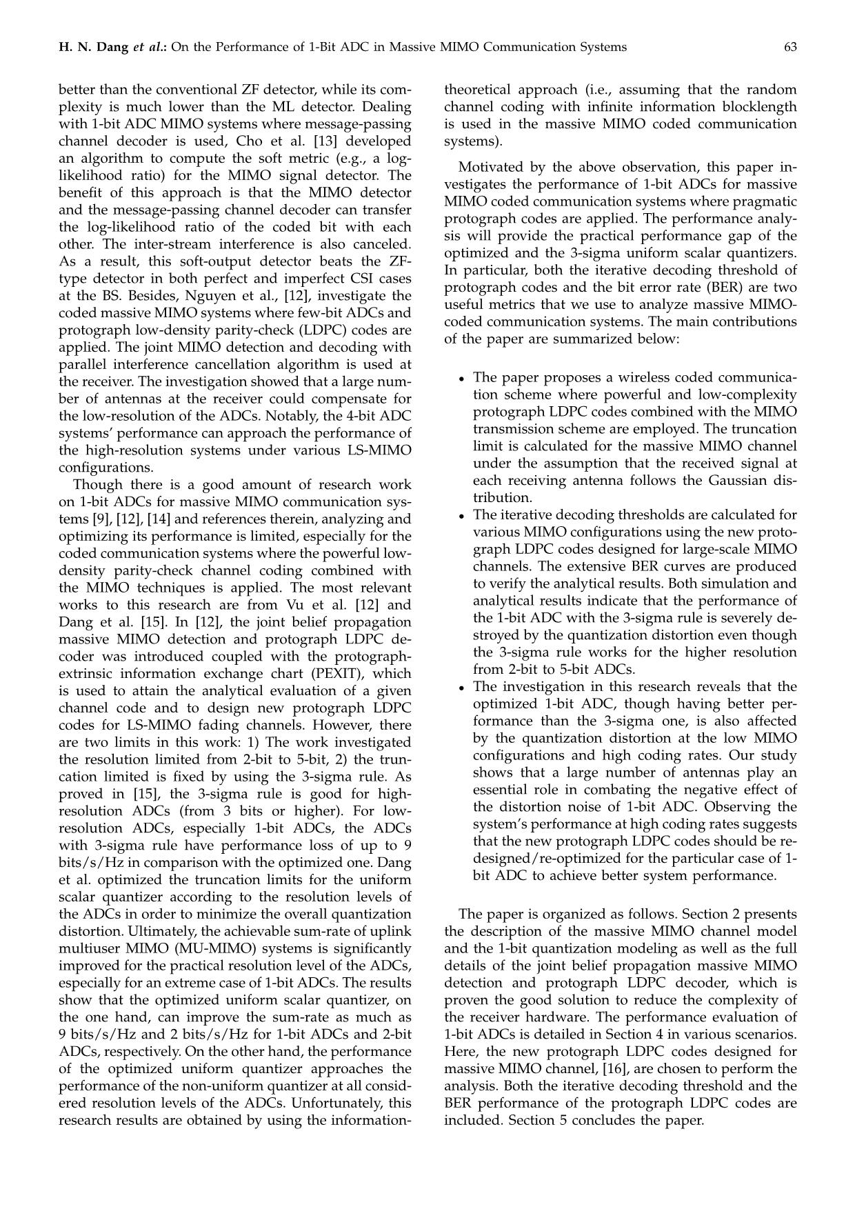 On the performance of 1-Bit ADC in Massive MIMO communication systems trang 2