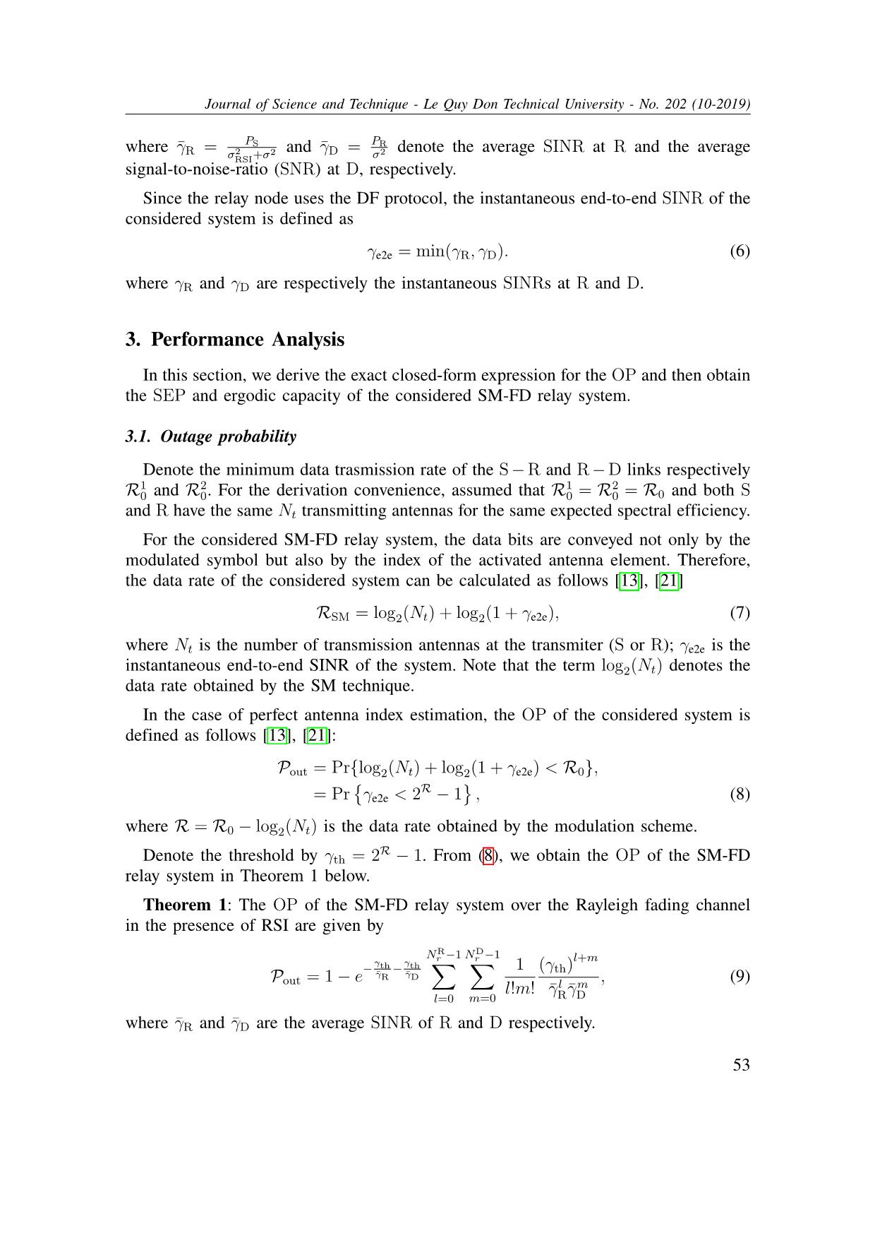 Performance analysis of full-duplex decode-and-forward relay network with spatial modulation trang 5