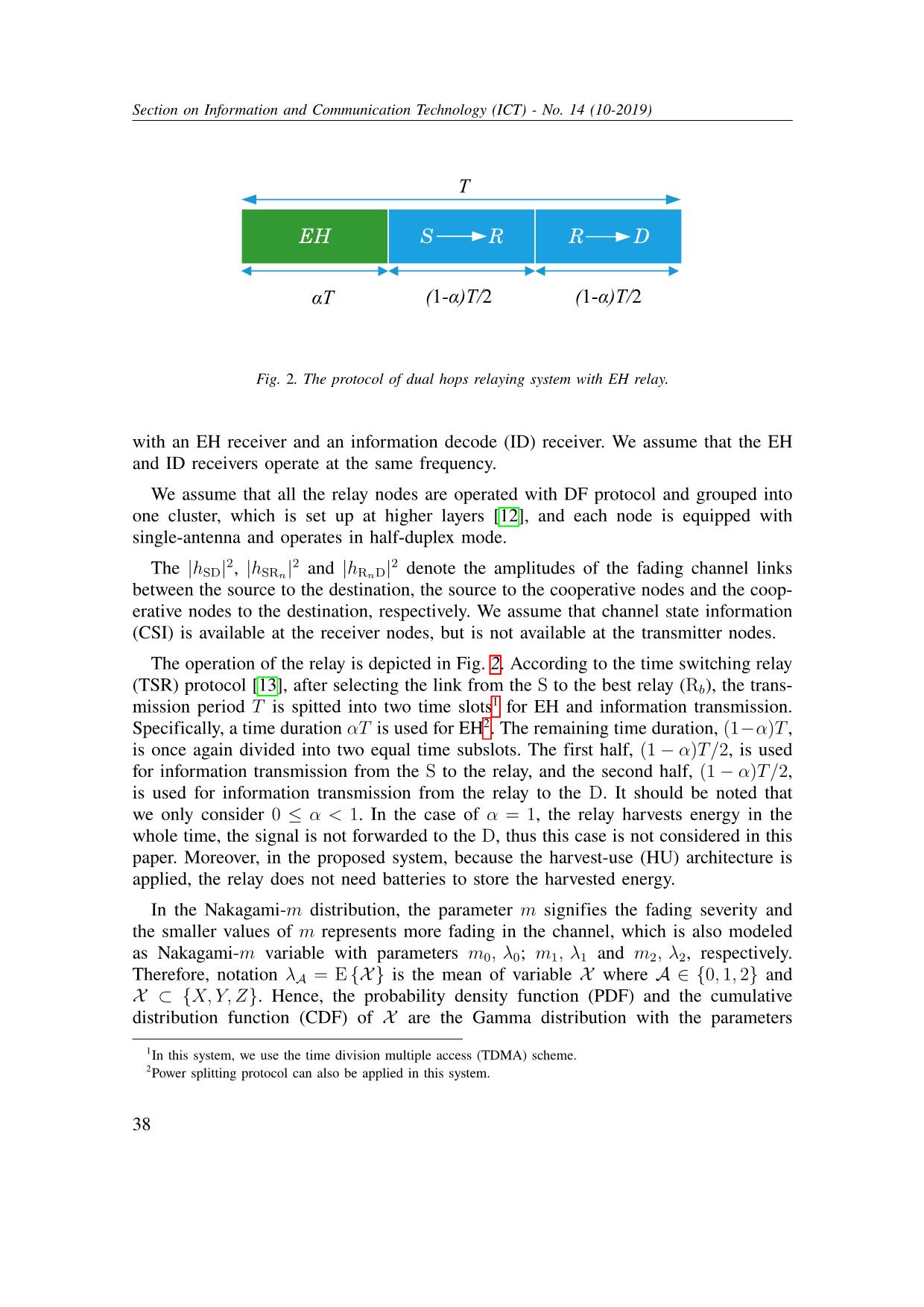 Performance analysis of rf energy harvesting cooperative communication networks with DF scheme trang 4