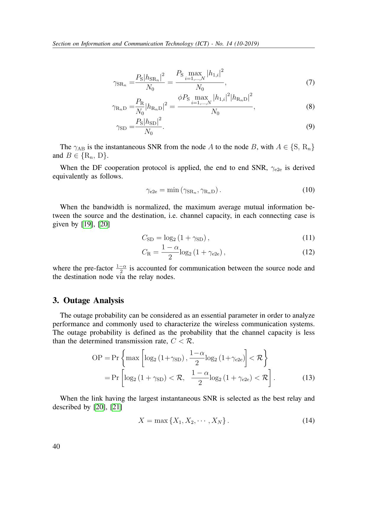 Performance analysis of rf energy harvesting cooperative communication networks with DF scheme trang 6