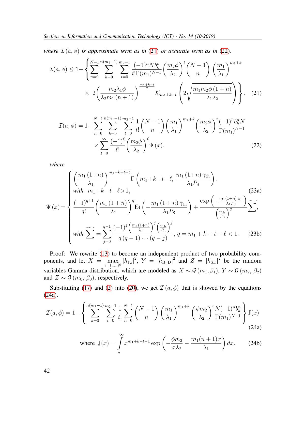 Performance analysis of rf energy harvesting cooperative communication networks with DF scheme trang 8