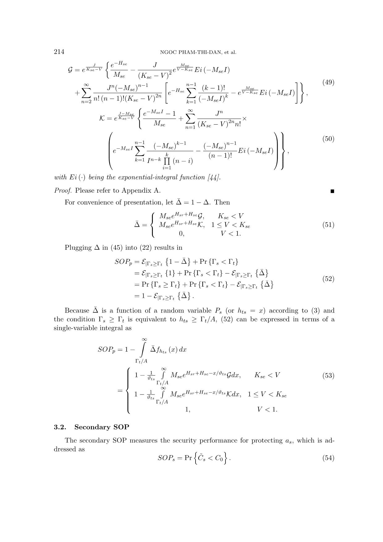 Security capability analysis of cognitive radio network with secondary user capable of jamming and self-powering trang 10