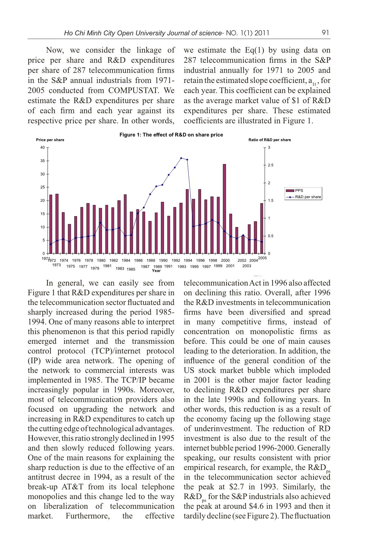 The effects R&D expenditures on the market value in the telecommunication industry-evidence from North America trang 5