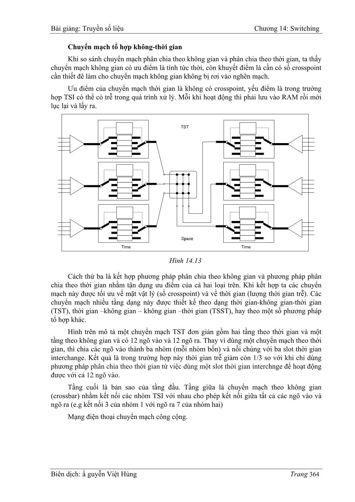Bài giảng Truyền số liệu - Chương 14: Switching - Nguyễn Việt Hùng trang 7