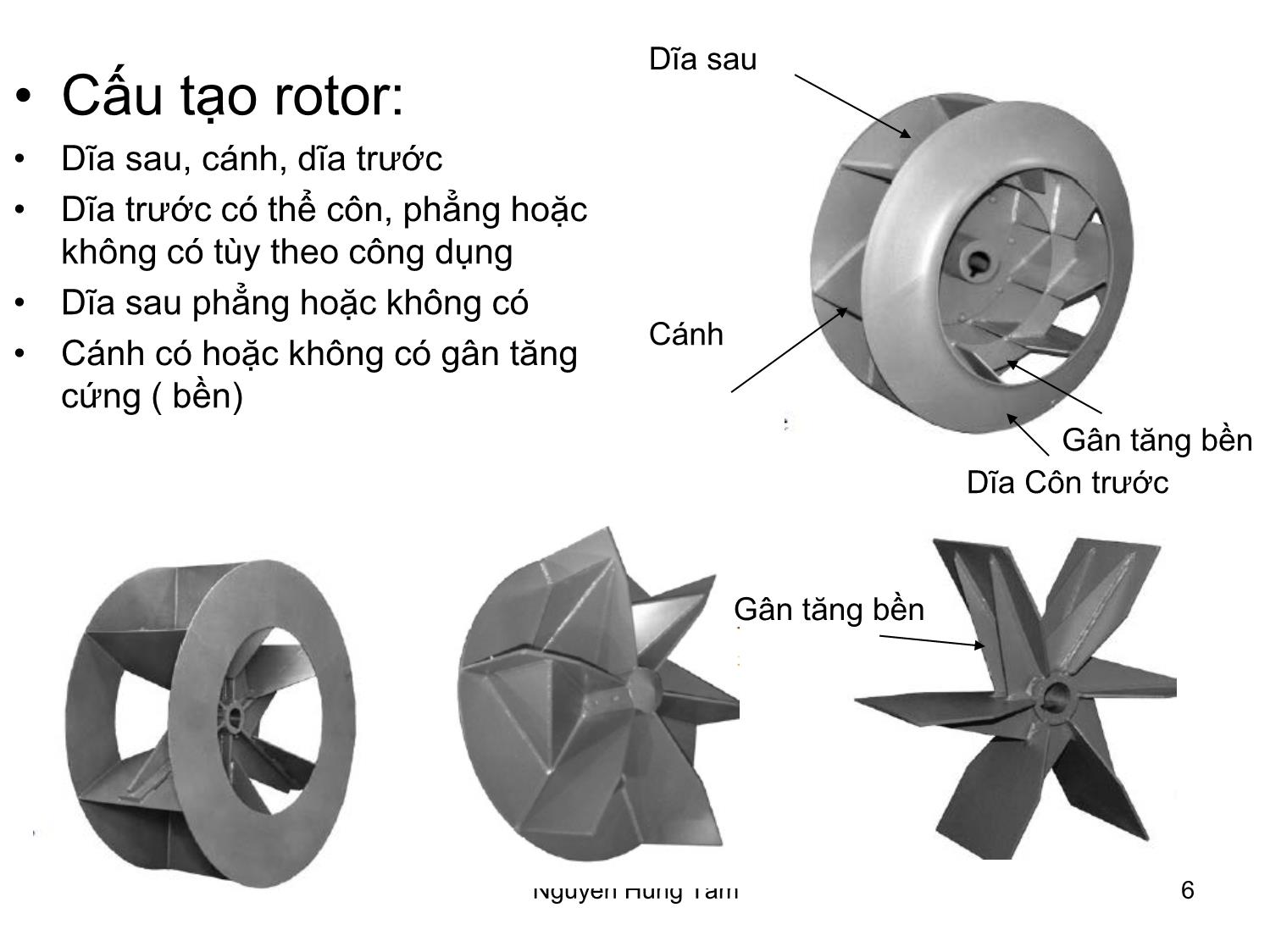 Bài giảng Bơm, quạt, máy nén - Bài 4: Quạt và hệ thống - Nguyễn Hùng Tâm trang 6