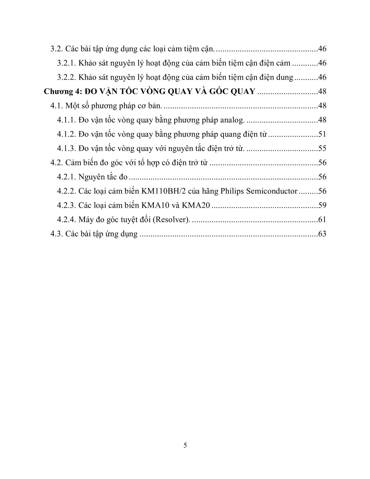 Bài giảng Kỹ thuật cảm biến (Mới) trang 5