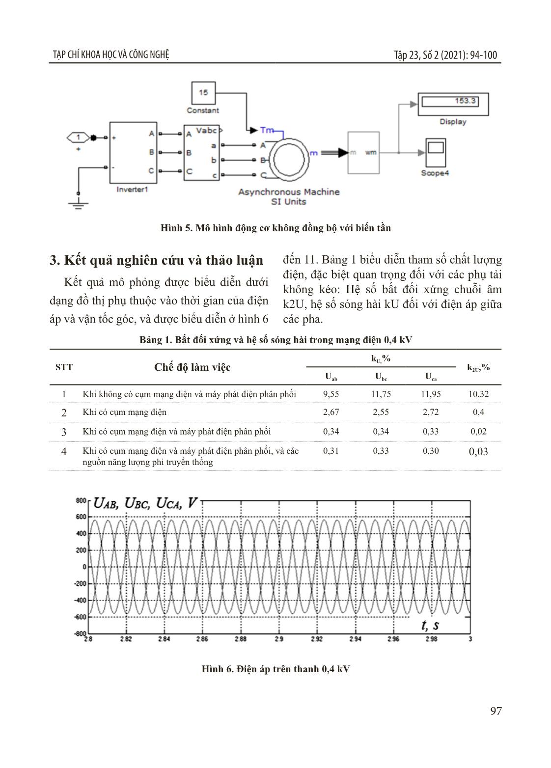 Điều khiển chế độ làm việc của cụm mạng điện áp thấp trang 4