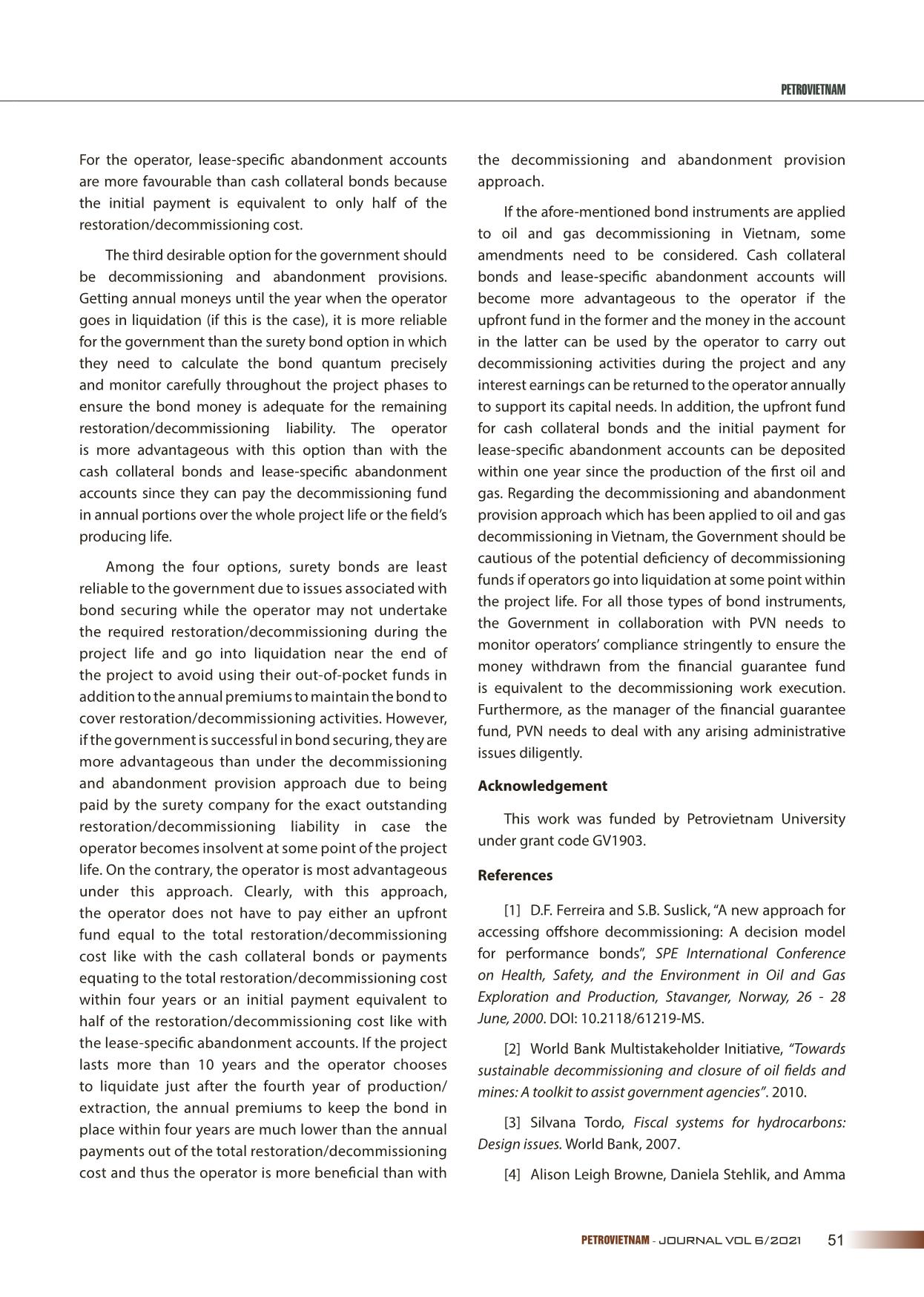 Comparative analysis of financial assurance instruments for oil and gas decommissioning and mine restoration trang 9