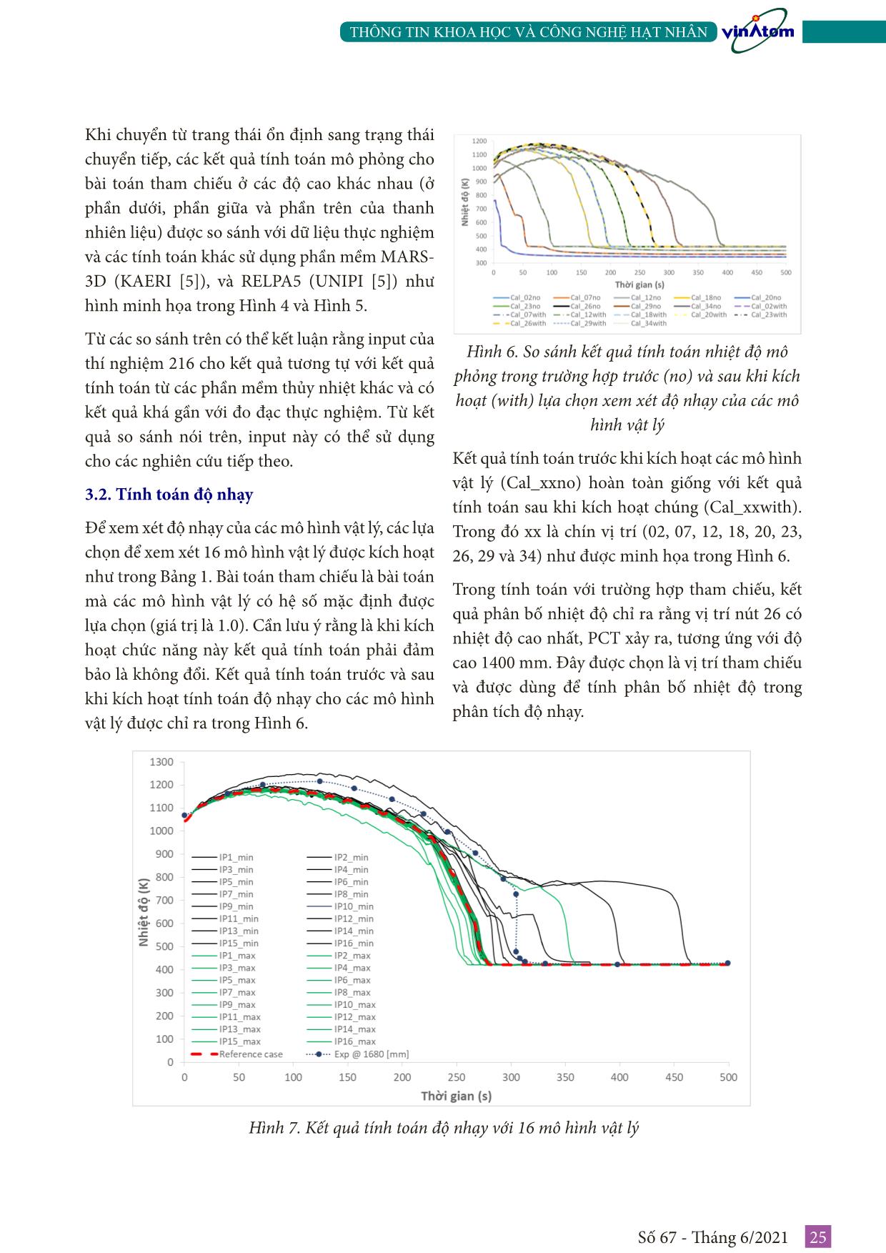 Nghiên cứu độ nhạy các mô hình vật lý sử dụng trong code tính toán thủy nhiệt relap5 dựa trên số liệu thực nghiệm của hệ thực nghiệm FEBA trang 5