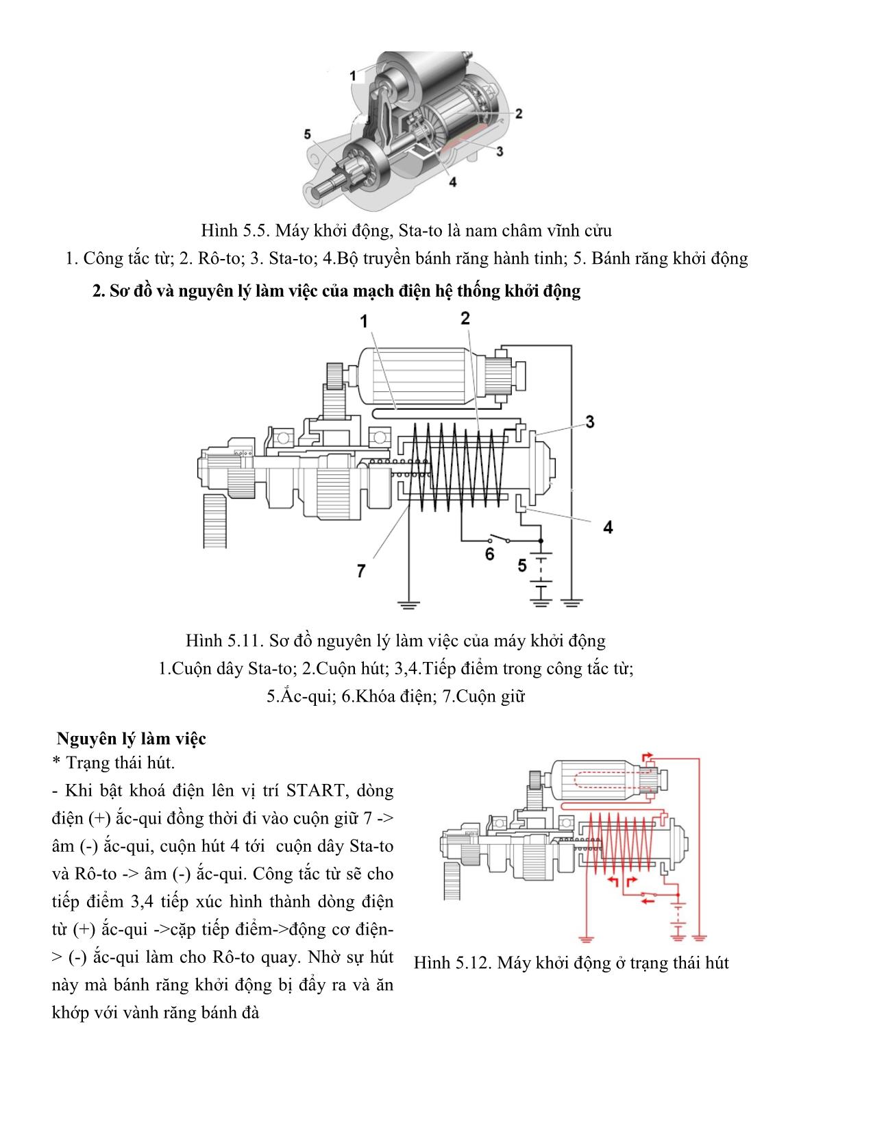 Giáo trình Bảo dưỡng & sửa chữa hệ thống trang bị điện ô tô trang 10