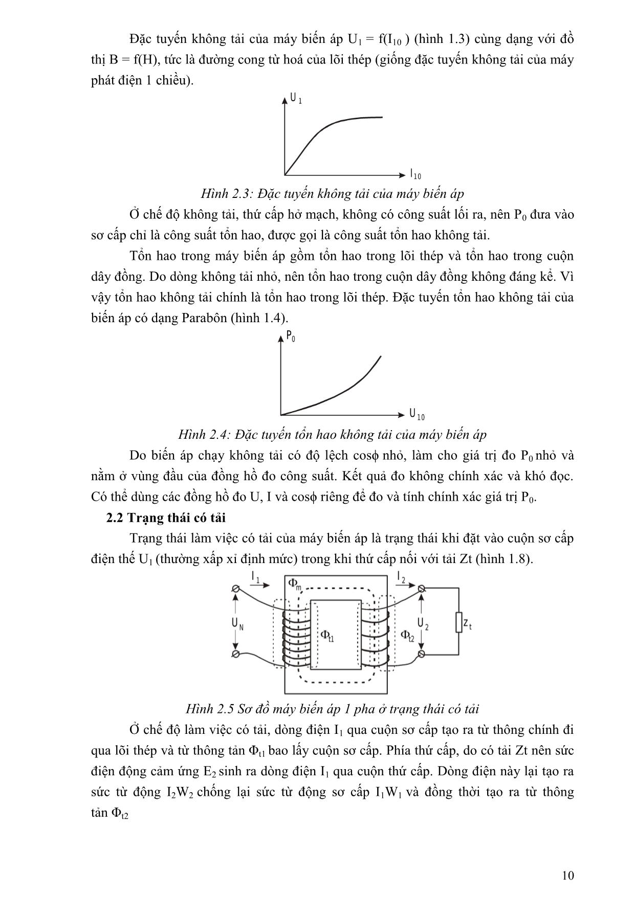 Giáo trình Bảo dưỡng, sửa chữa máy biến áp cỡ nhỏ trang 10