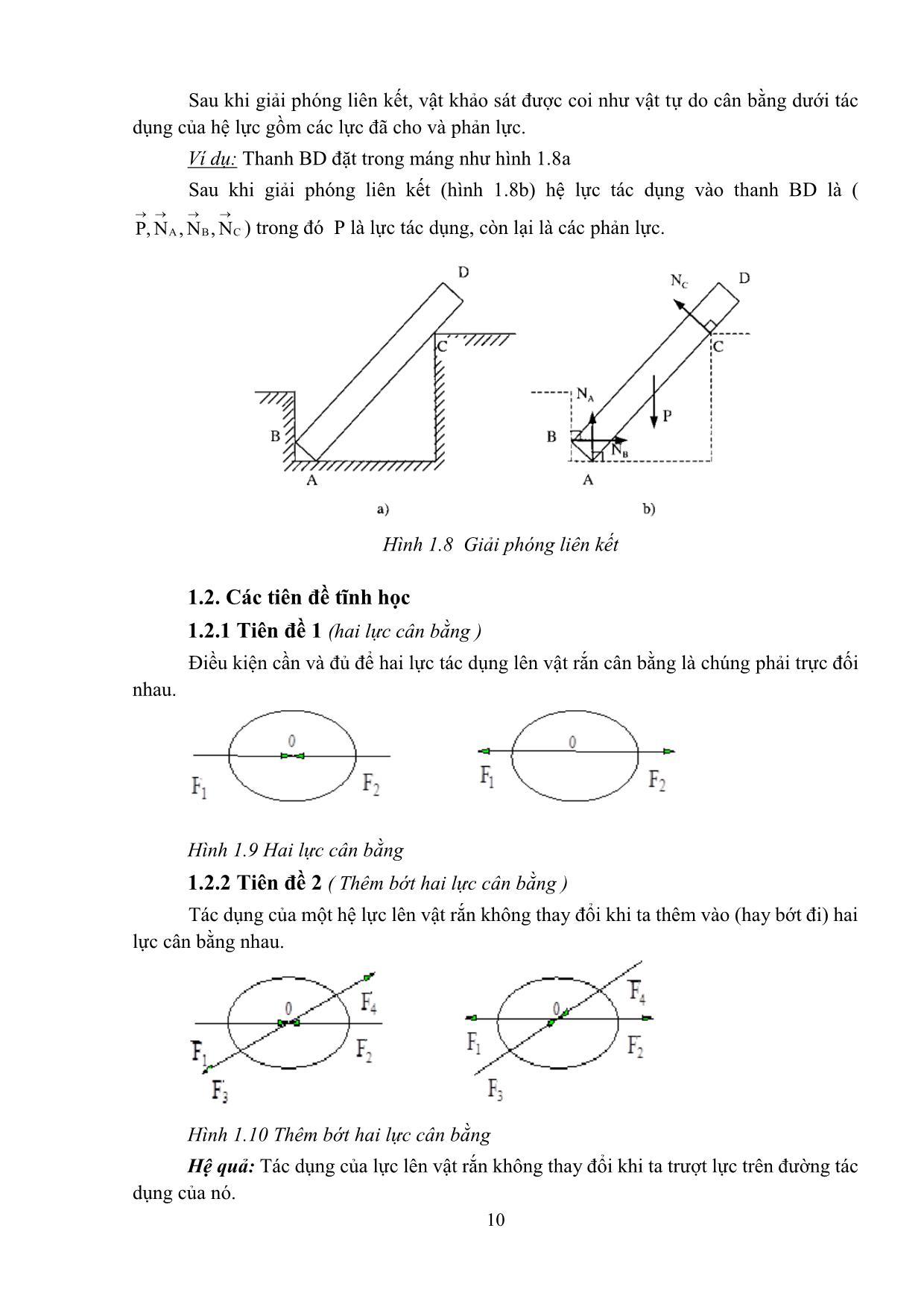 Giáo trình Cơ ứng dụng và nguyên lý chi tiết máy trang 10