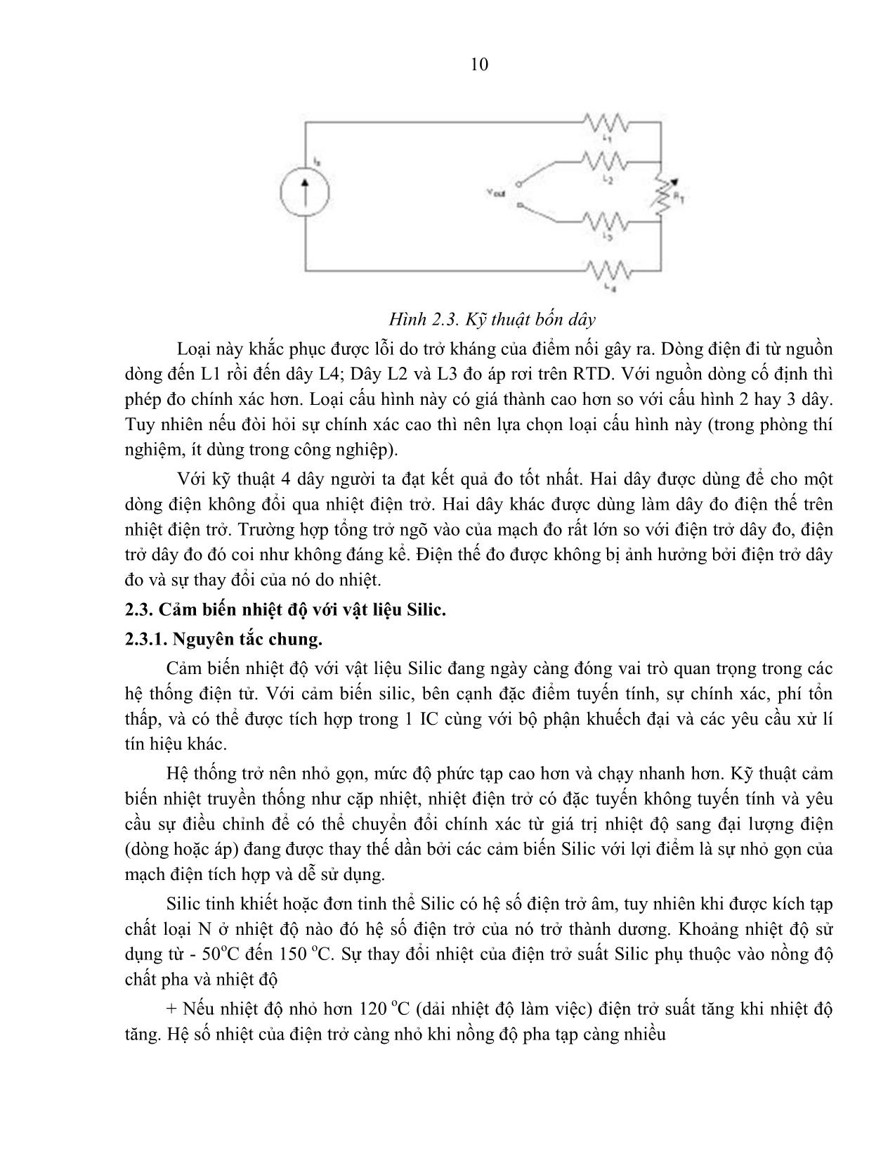 Giáo trình Điều khiển kỹ thuật cảm biến và điều khiển điện thông minh trang 10