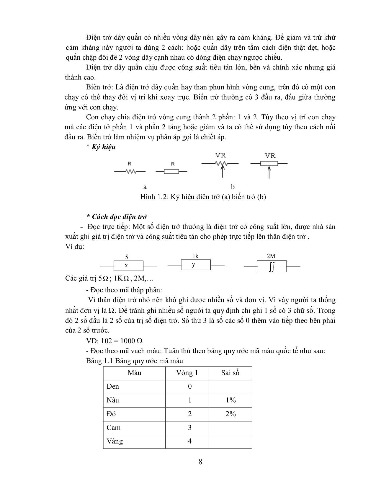 Giáo trình Điện tử công nghiệp (Mới nhất) trang 8