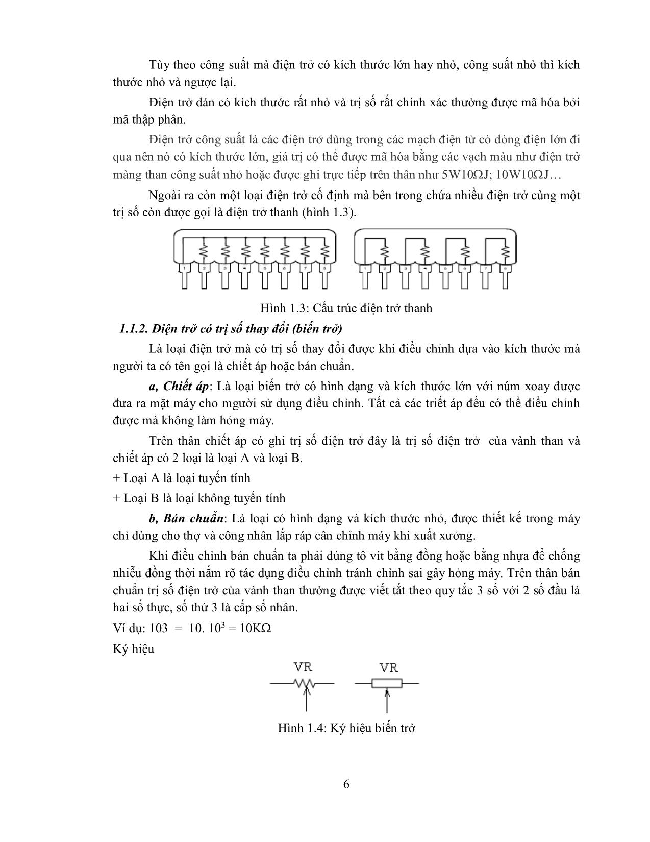 Giáo trình mô đun Lắp mạch điện tử cơ bản trang 6