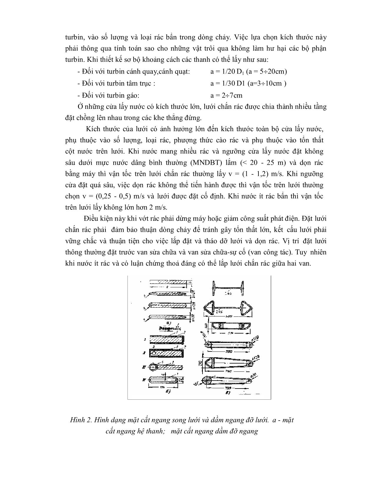 Giáo trình Thủy công - Nghề: Vận hành thủy điện trang 10