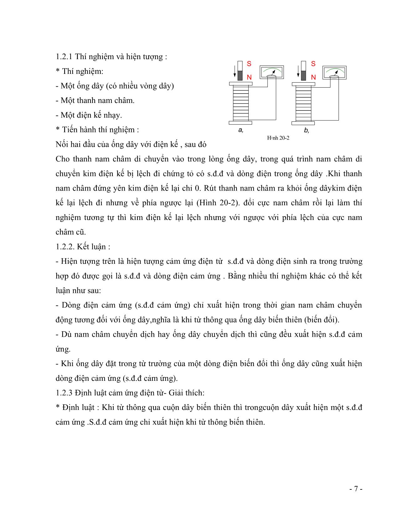 Giáo trình Vận hành máy điện - 90H trang 7
