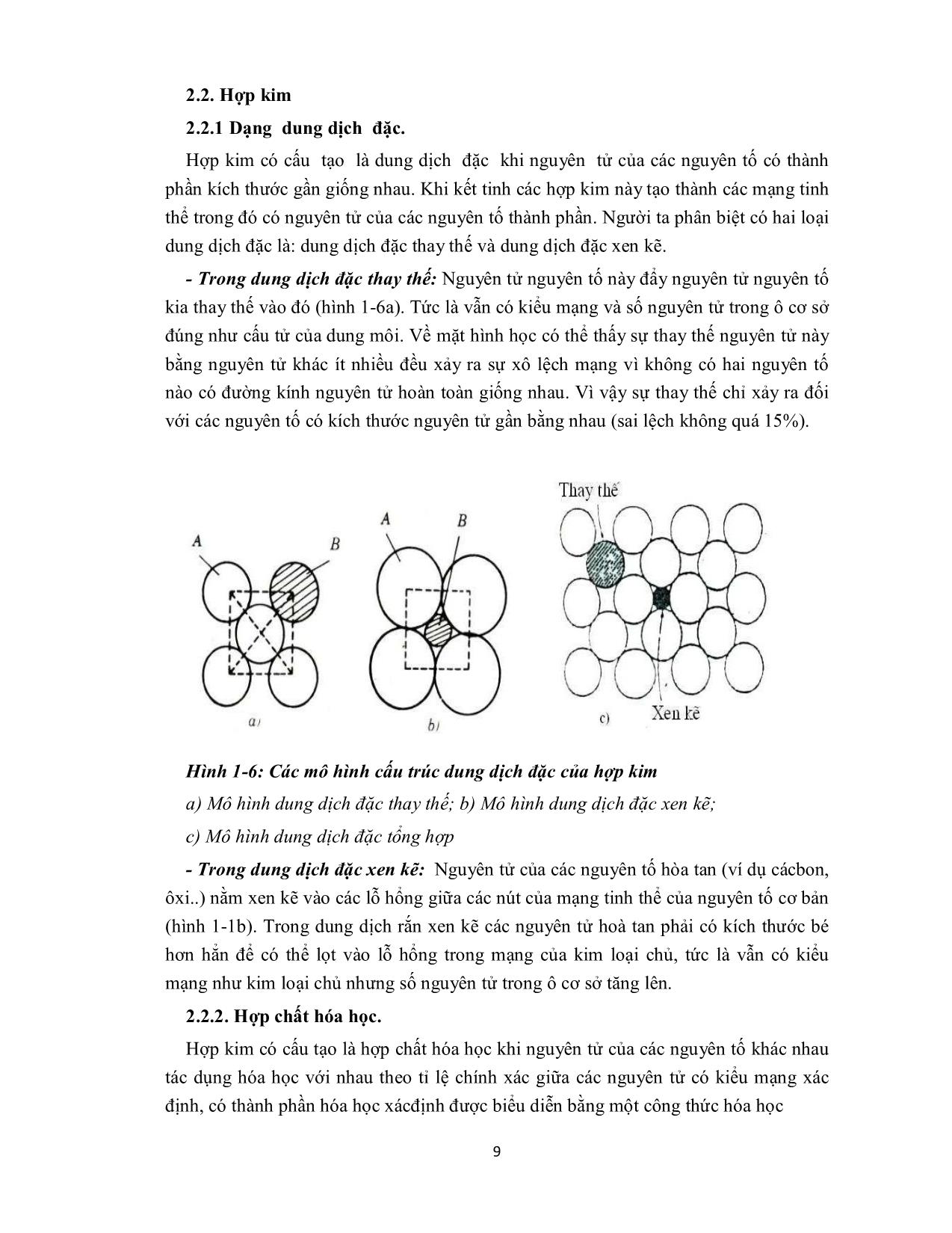 Giáo trình Vật liệu cơ điện trang 9